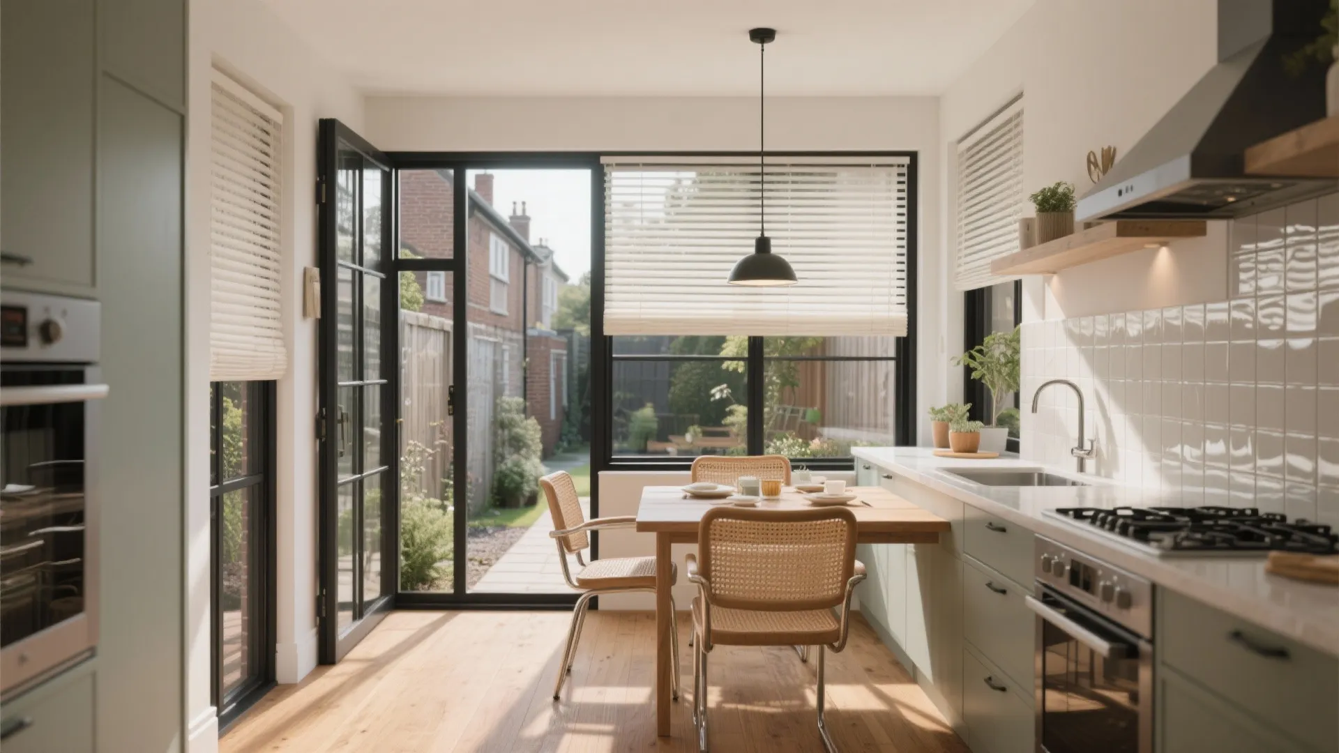 1. The Light-Filled Sunroom Kitchen
