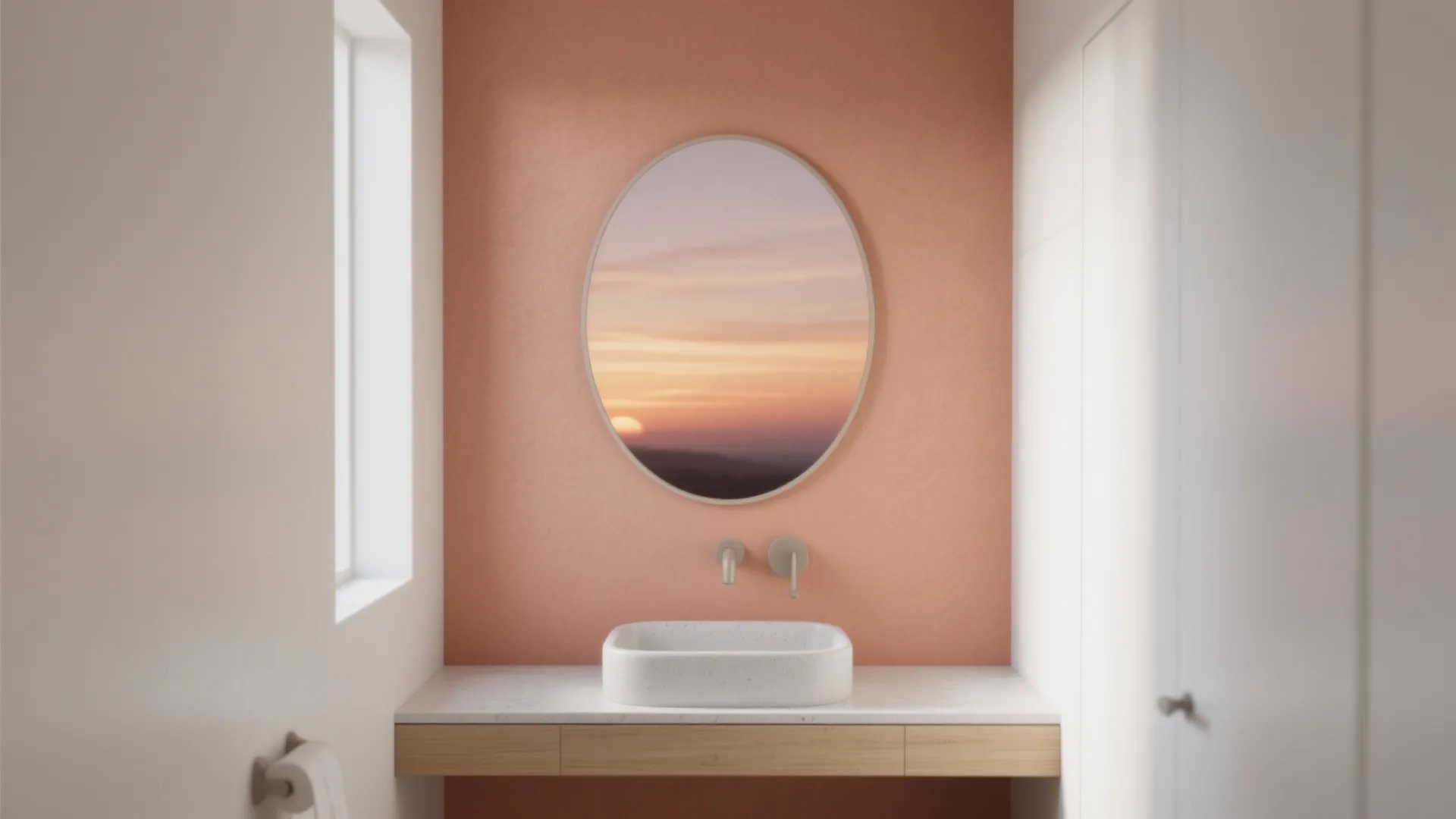 1. Sunset Accent Wall