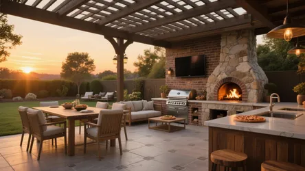 Outdoor Kitchen and Fireplace Ideas — 5 Inspiring Plans