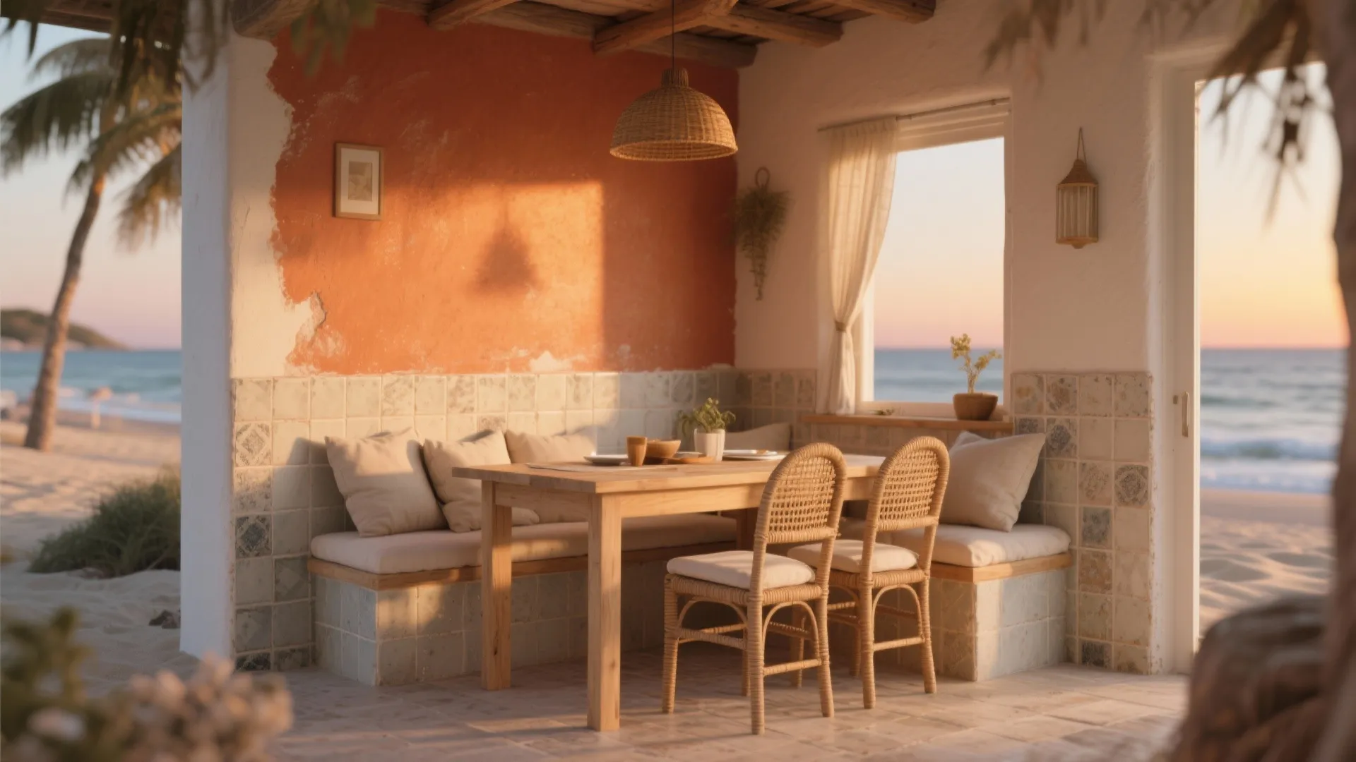 4. Sunwashed Terracotta as an Unexpected Coastal Choice
