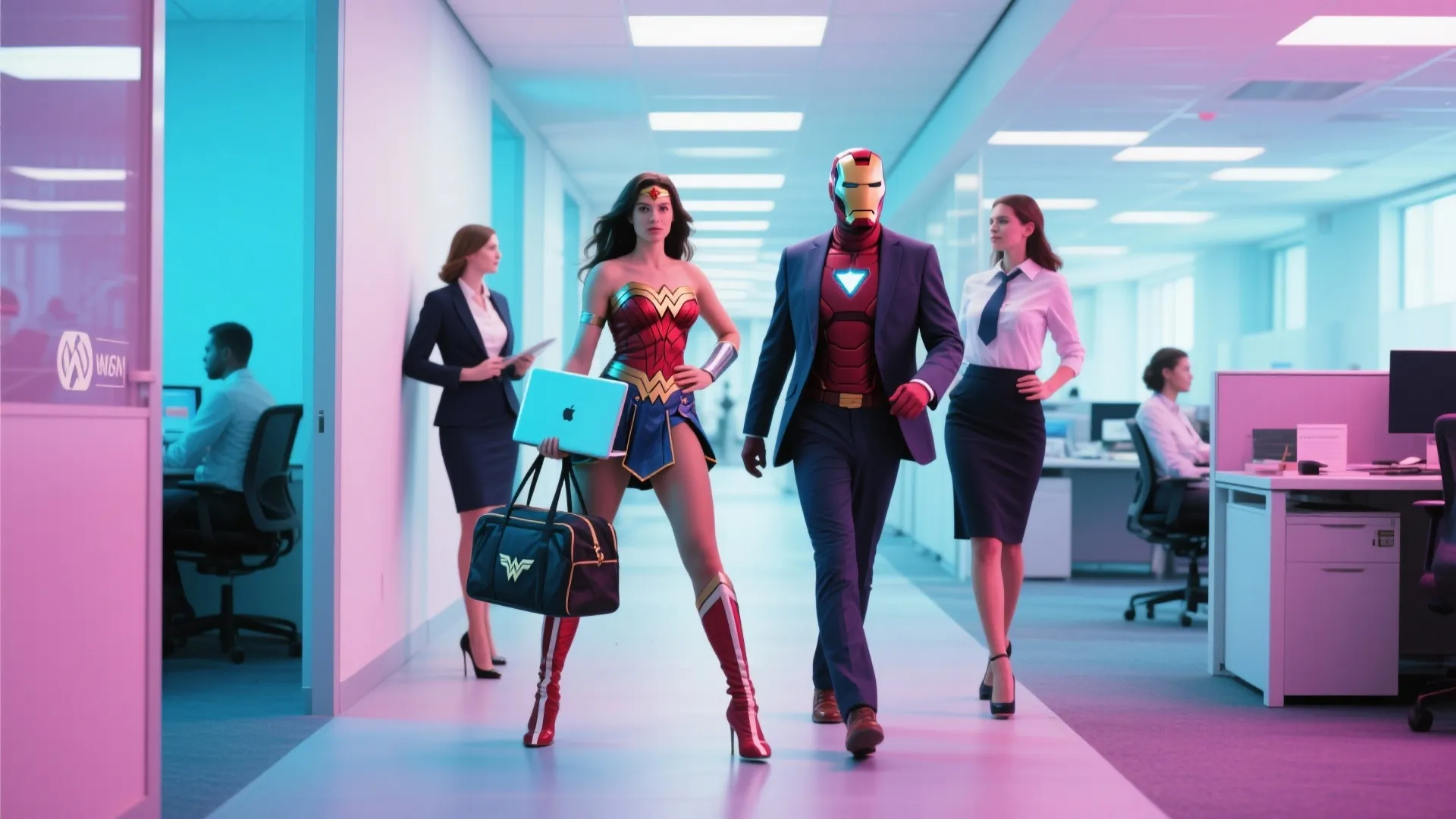 8. Superheroes at Work