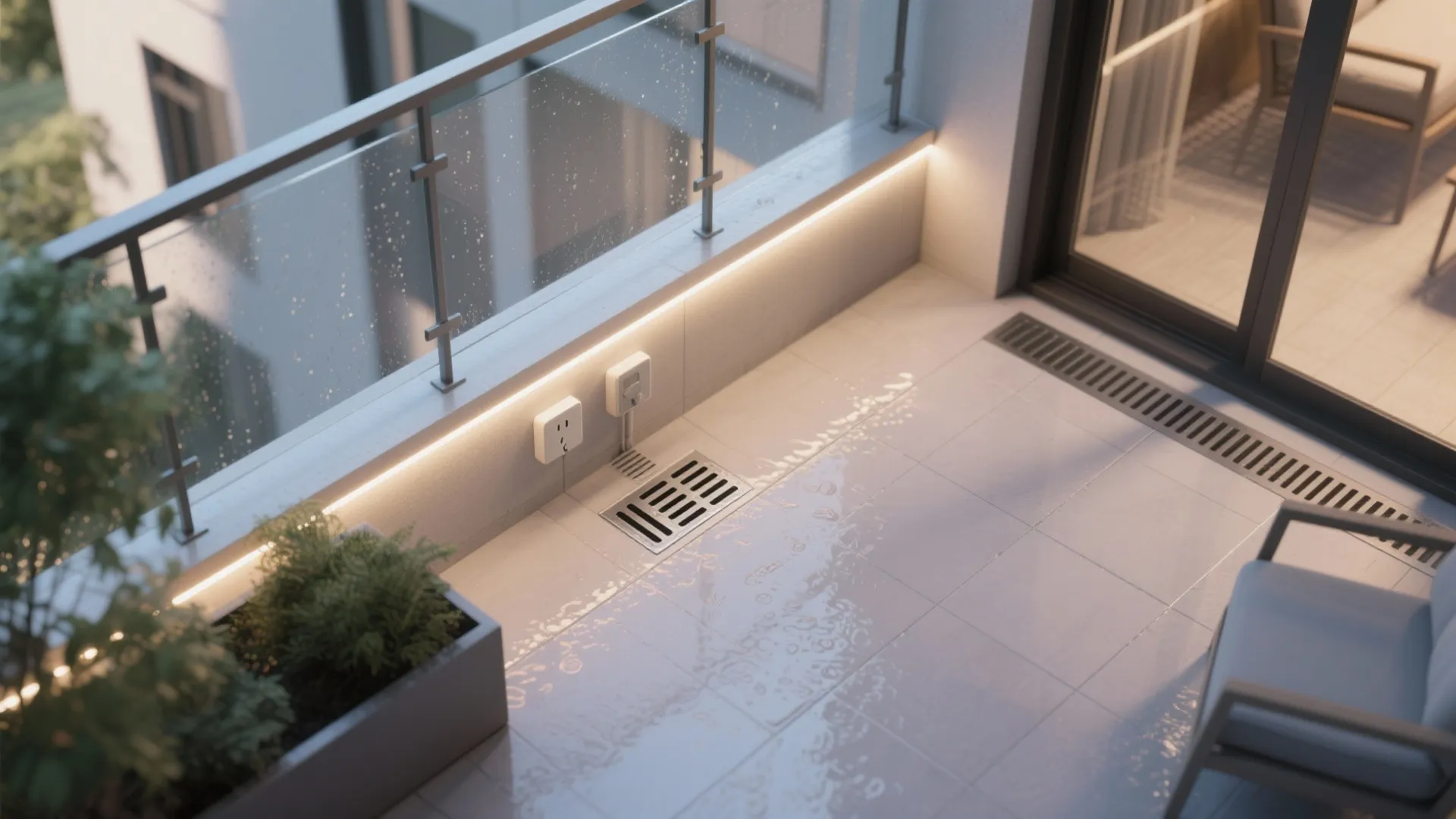 5) The Invisible Support System: Light, Power, Drainage, and Glass Care