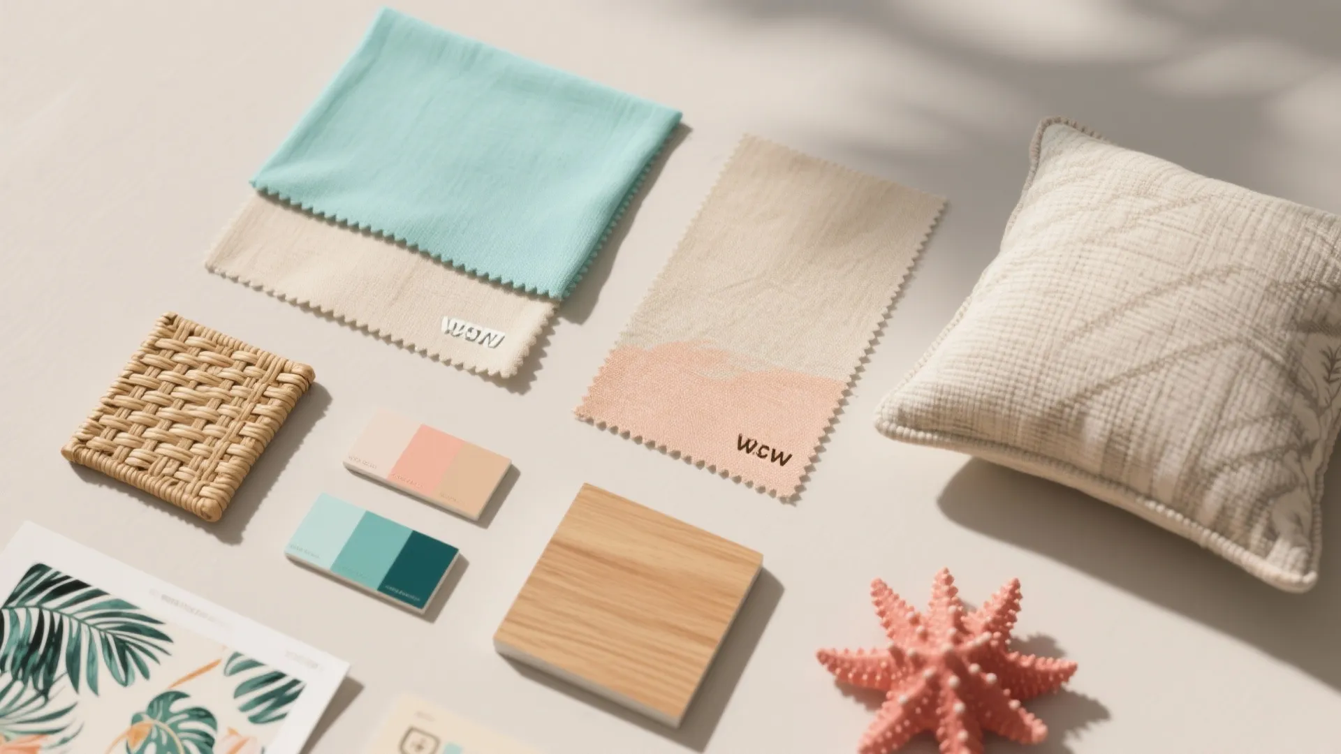 1. Start with a soft, surf-inspired palette