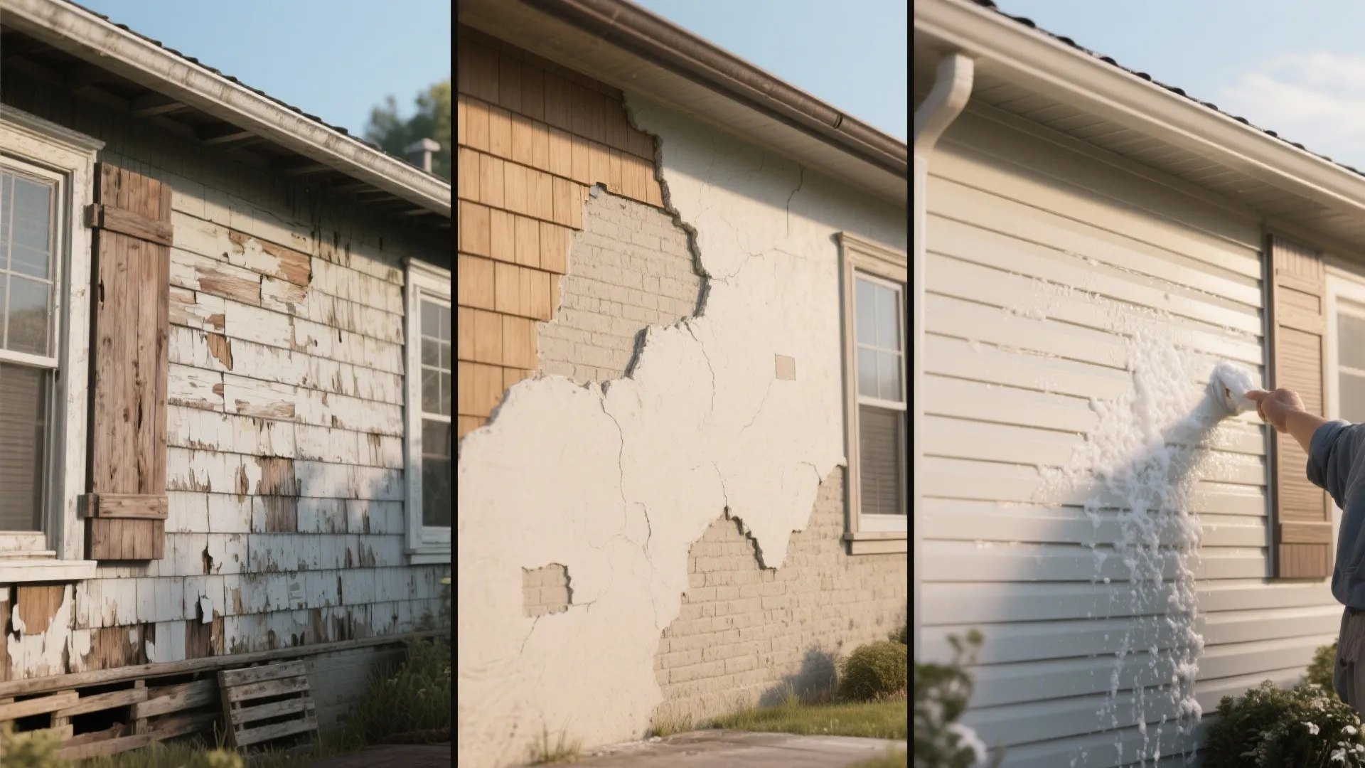 Inspiration 1: Know your surface — wood, stucco, or vinyl?