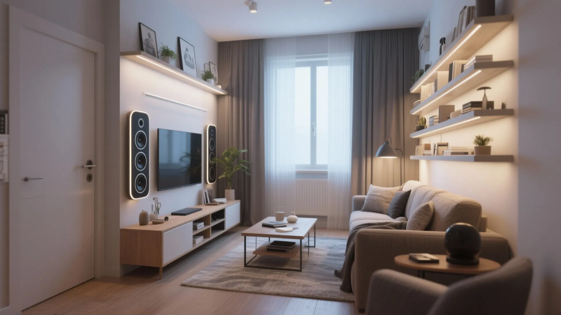 4. Surround Sound With Compact Speakers