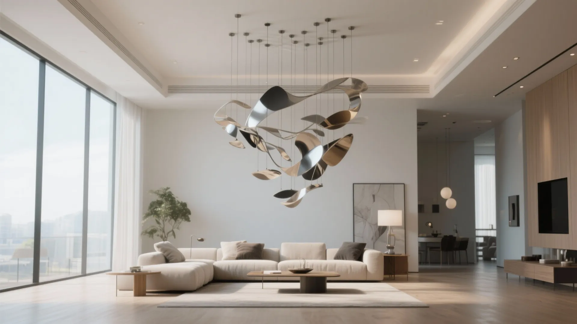 10. Suspended Art Installations