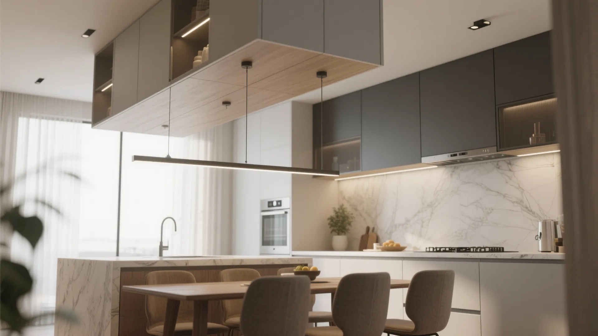 Suspended Cabinet Divider