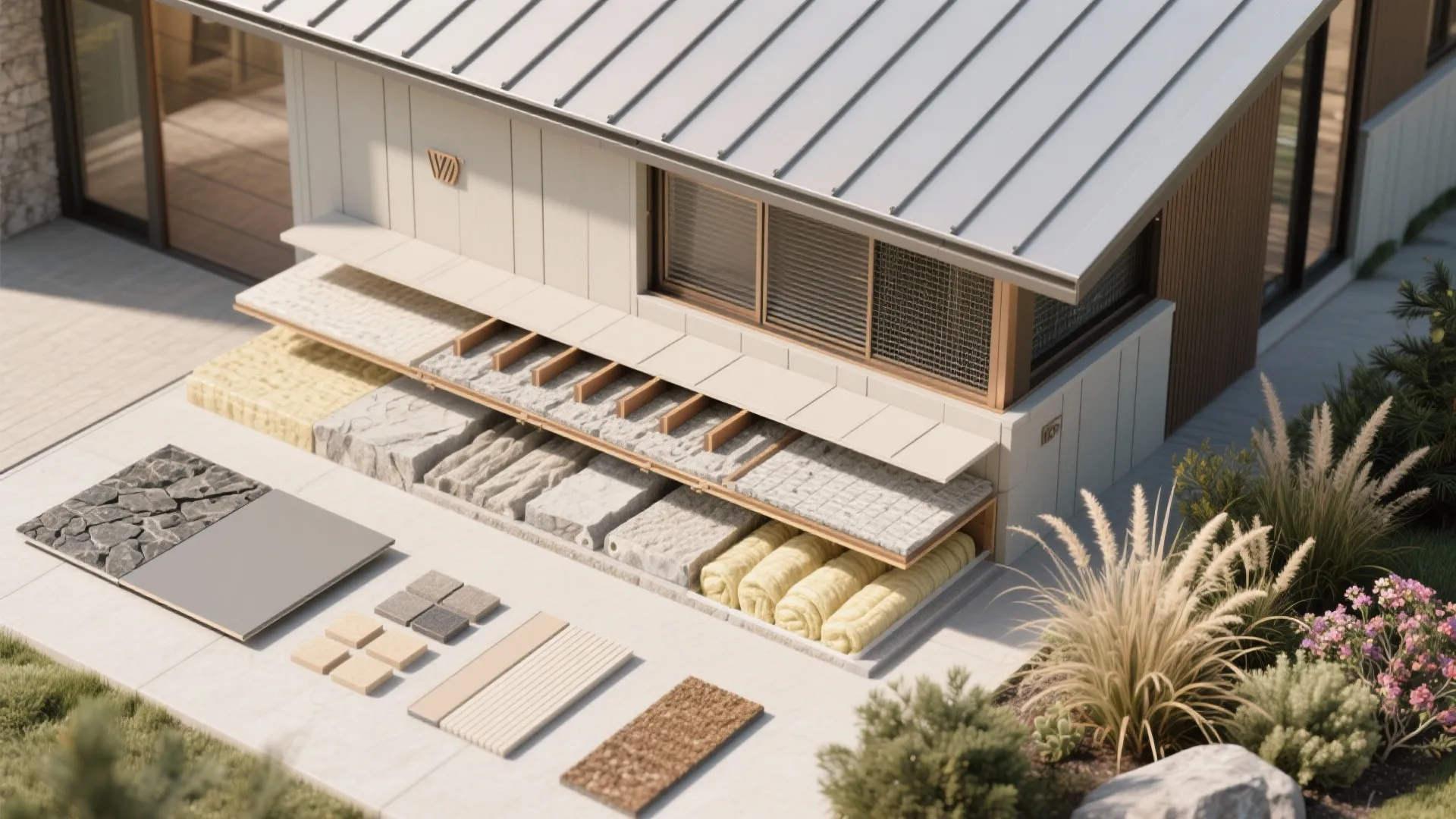 Sustainable Luxury: Rainscreens, Cool Roofs, and Native Planting