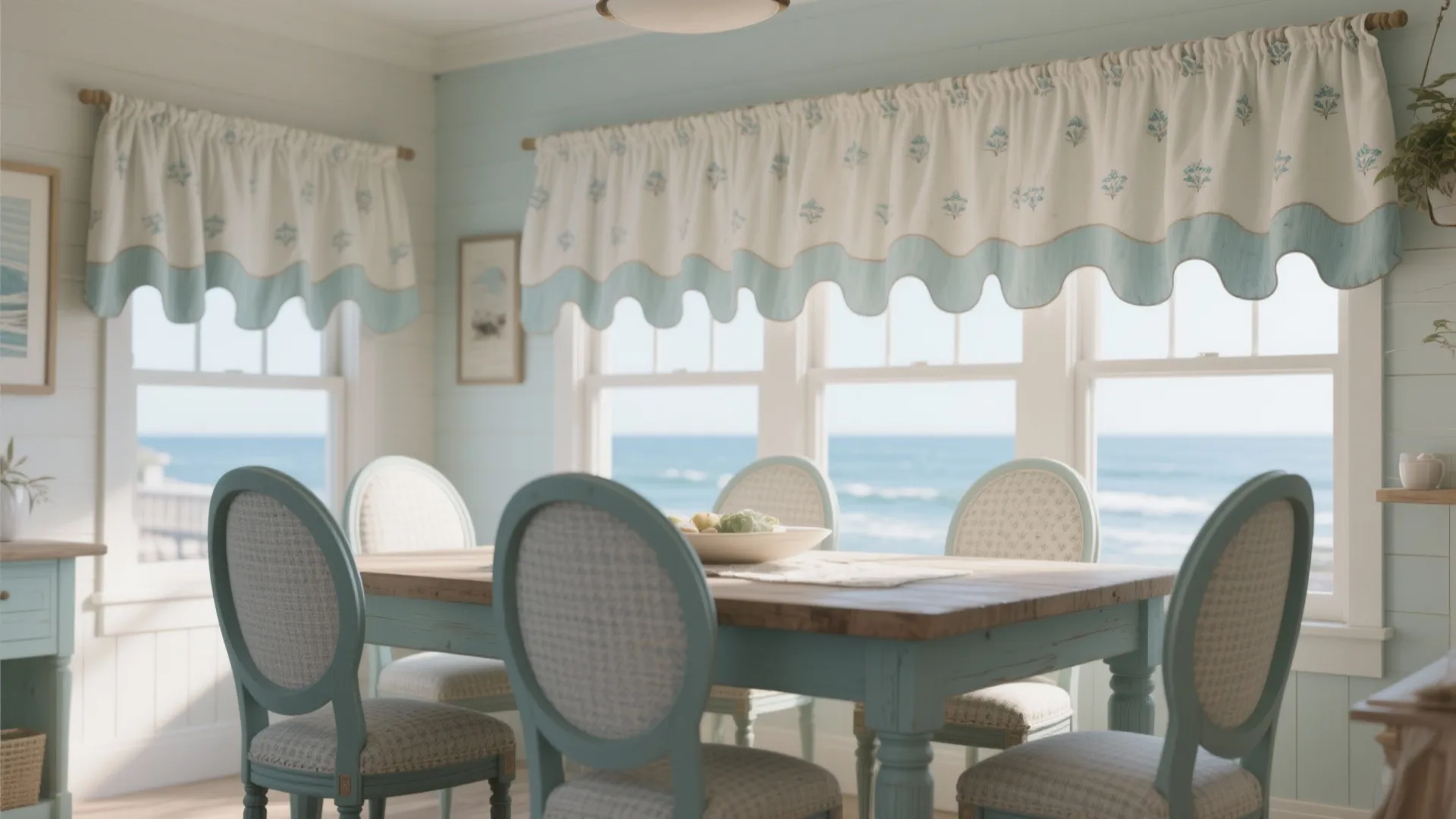 3. Short Swags or Scalloped Valances for Casual Charm