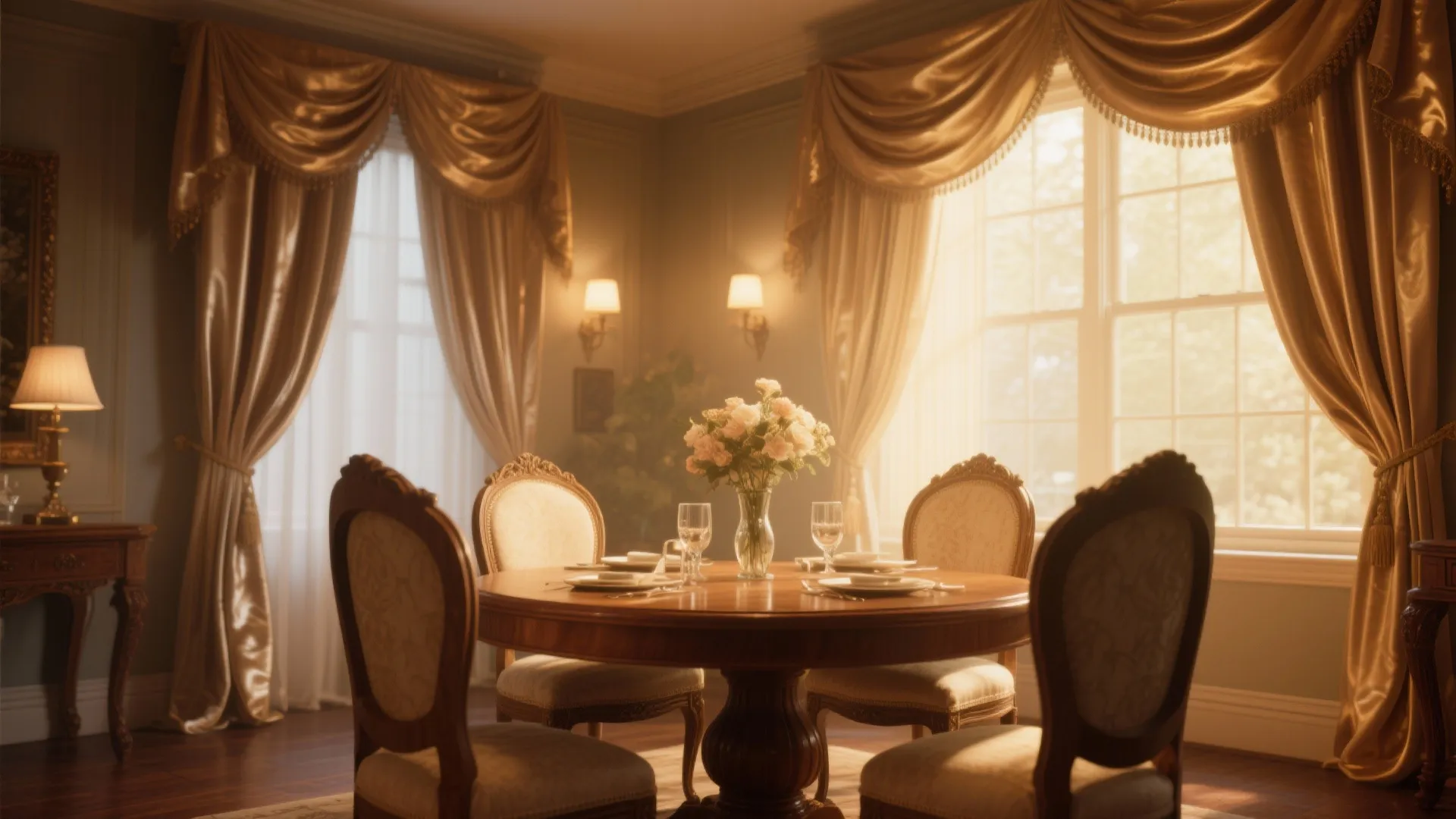 2. Soft Swag Valances for Classic Elegance