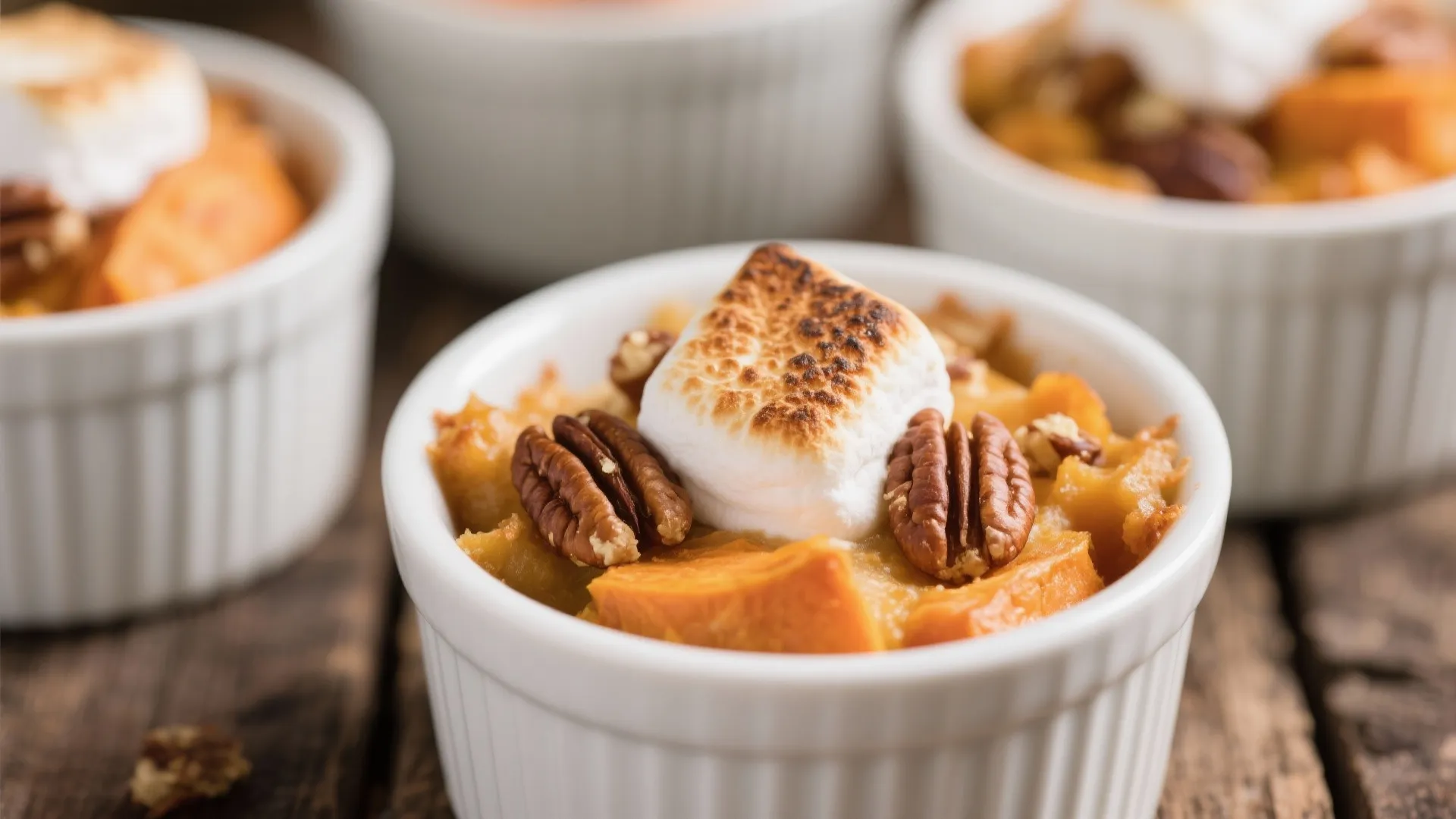 2. Sweet Potato Casserole Cups