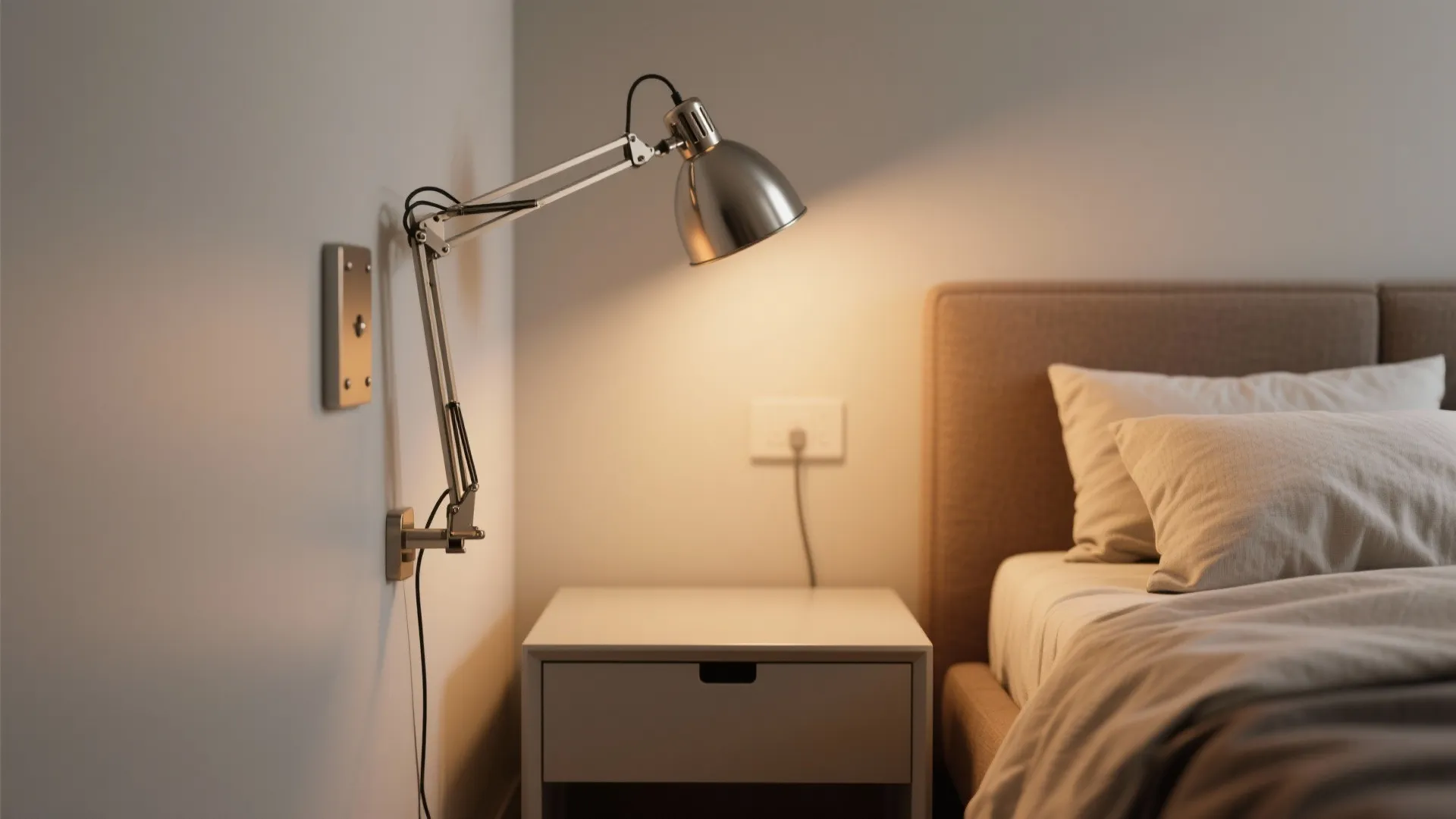 2. Adjustable Swing-Arm Lamps