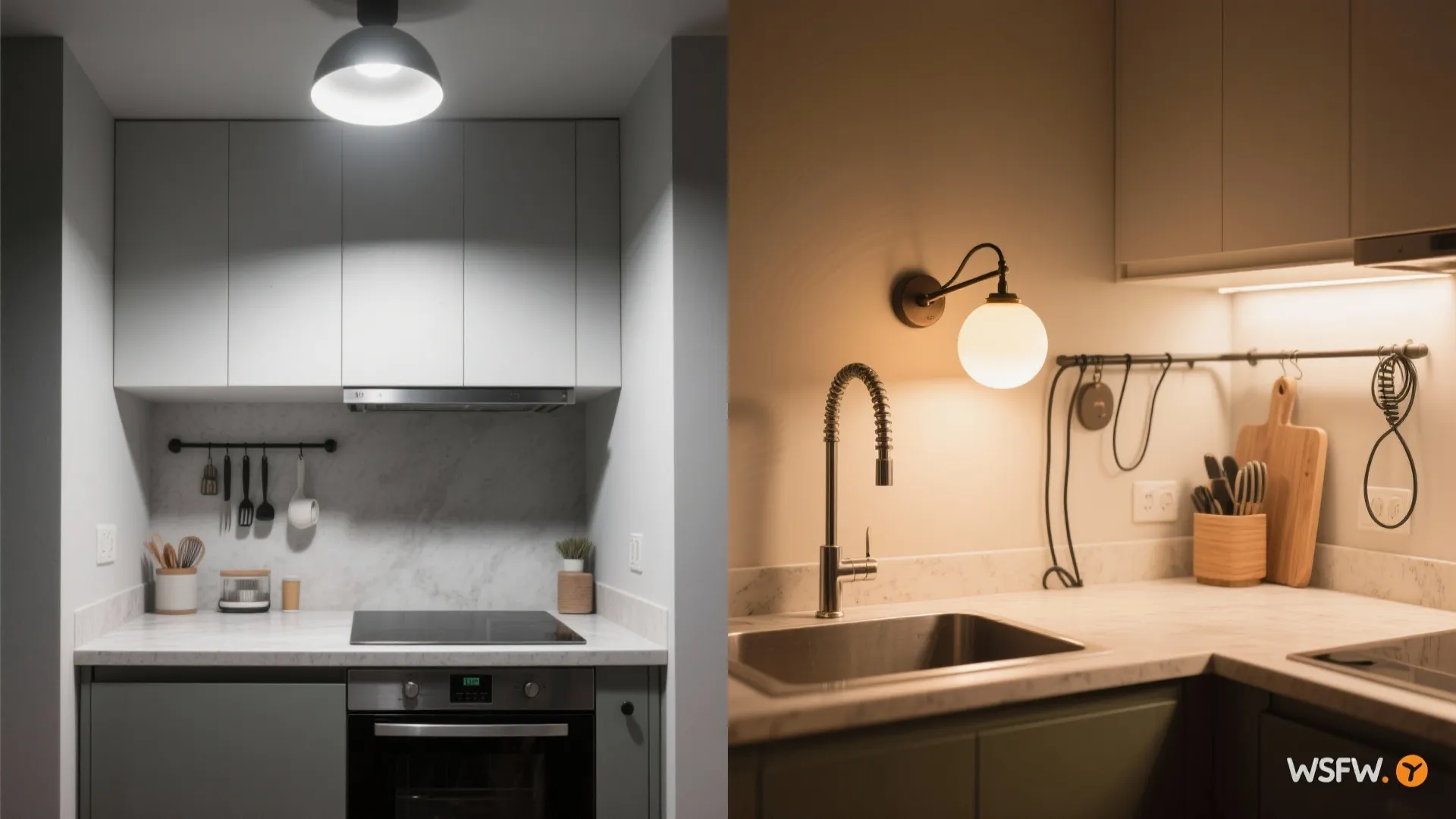 5) Swing-arm globe sconces for flexible task light