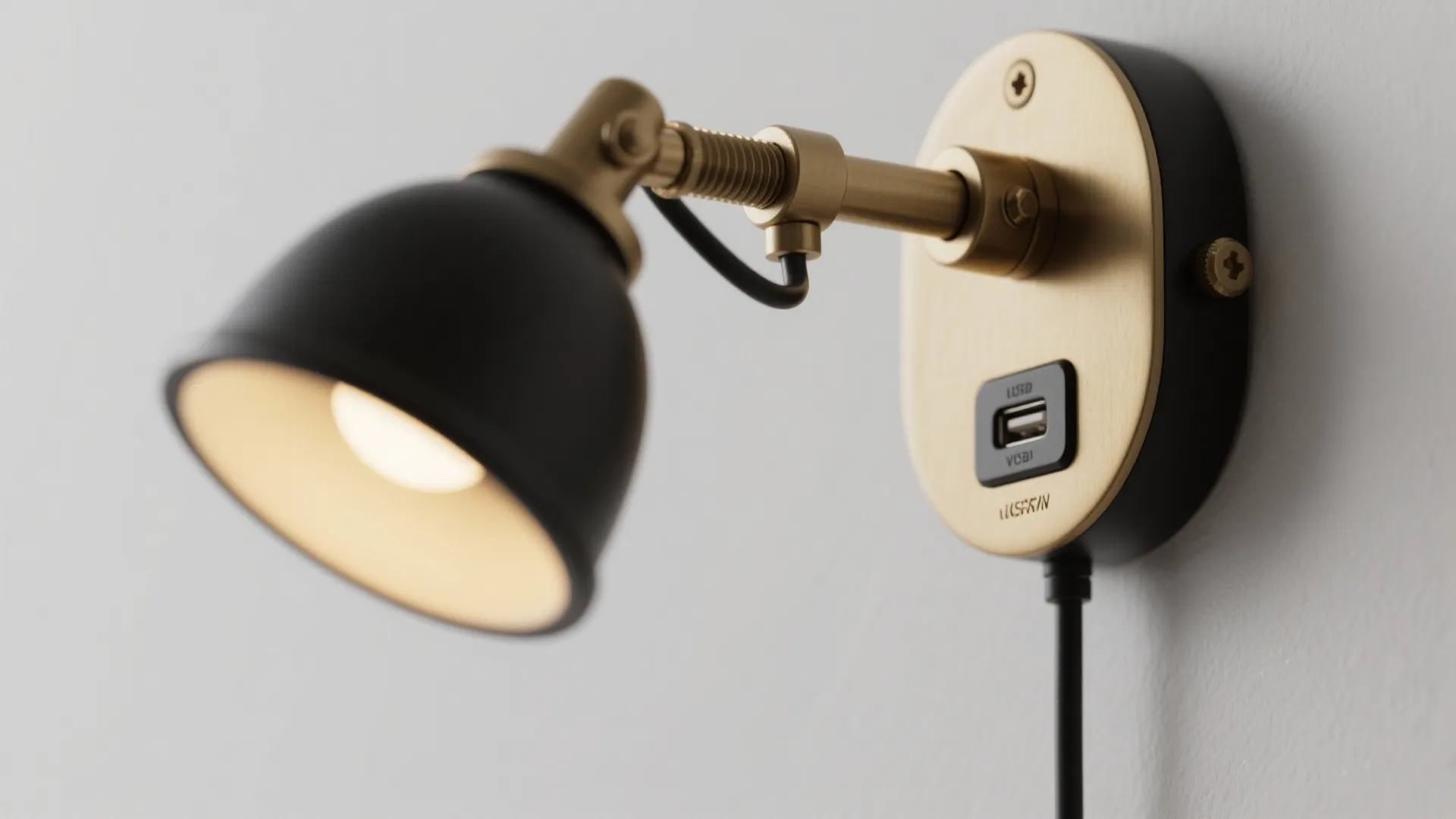 Swing-Arm Reading Lights in Bedrooms