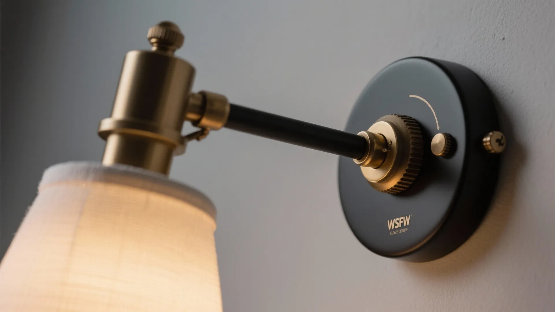 Task-Ready Swing-Arm Lights by the Bed