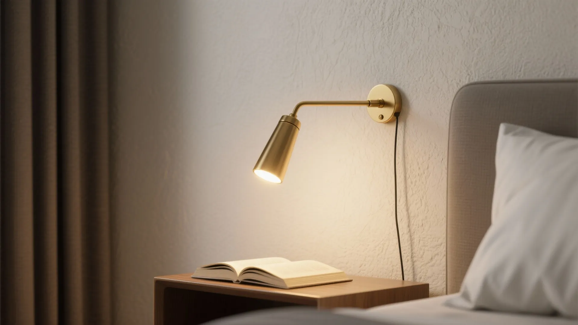 1. Swing-Arm Wall Lights