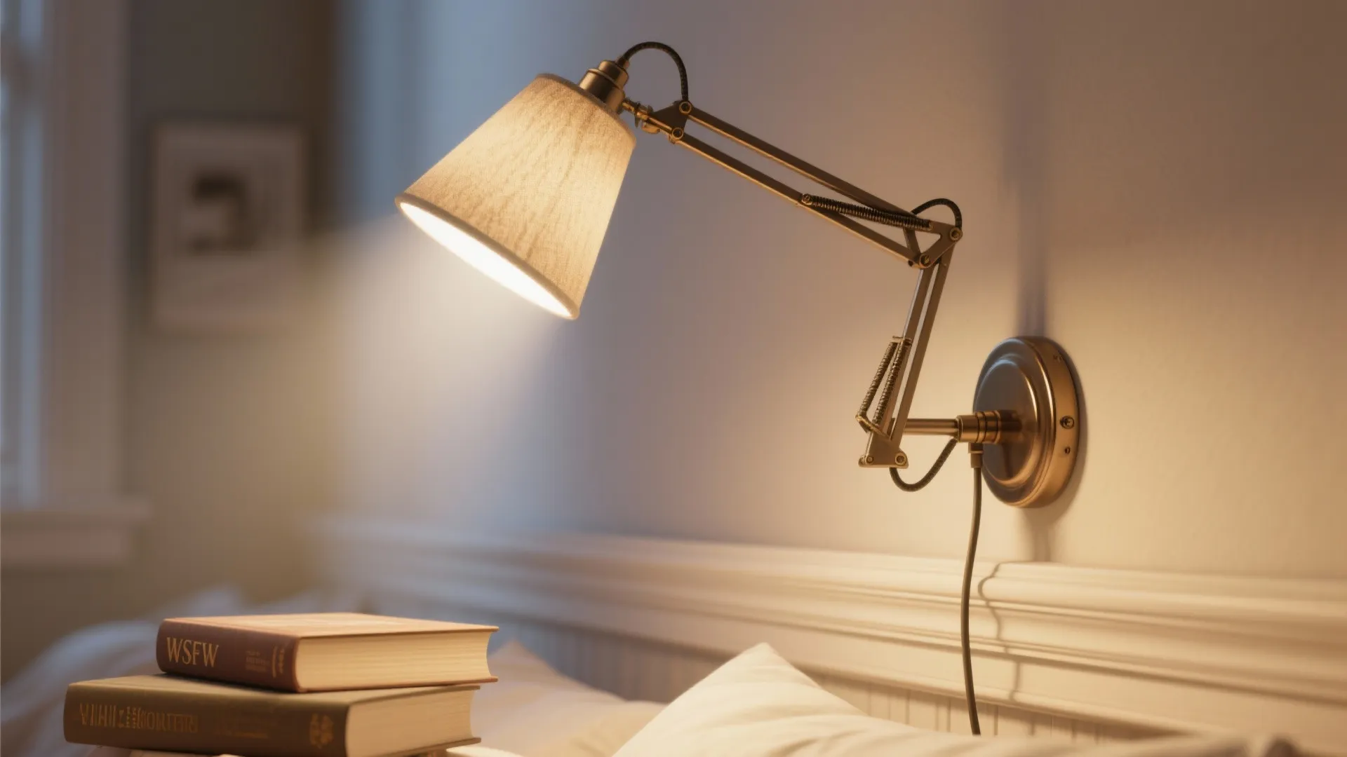 1. Swing-arm sconces for flexible task lighting