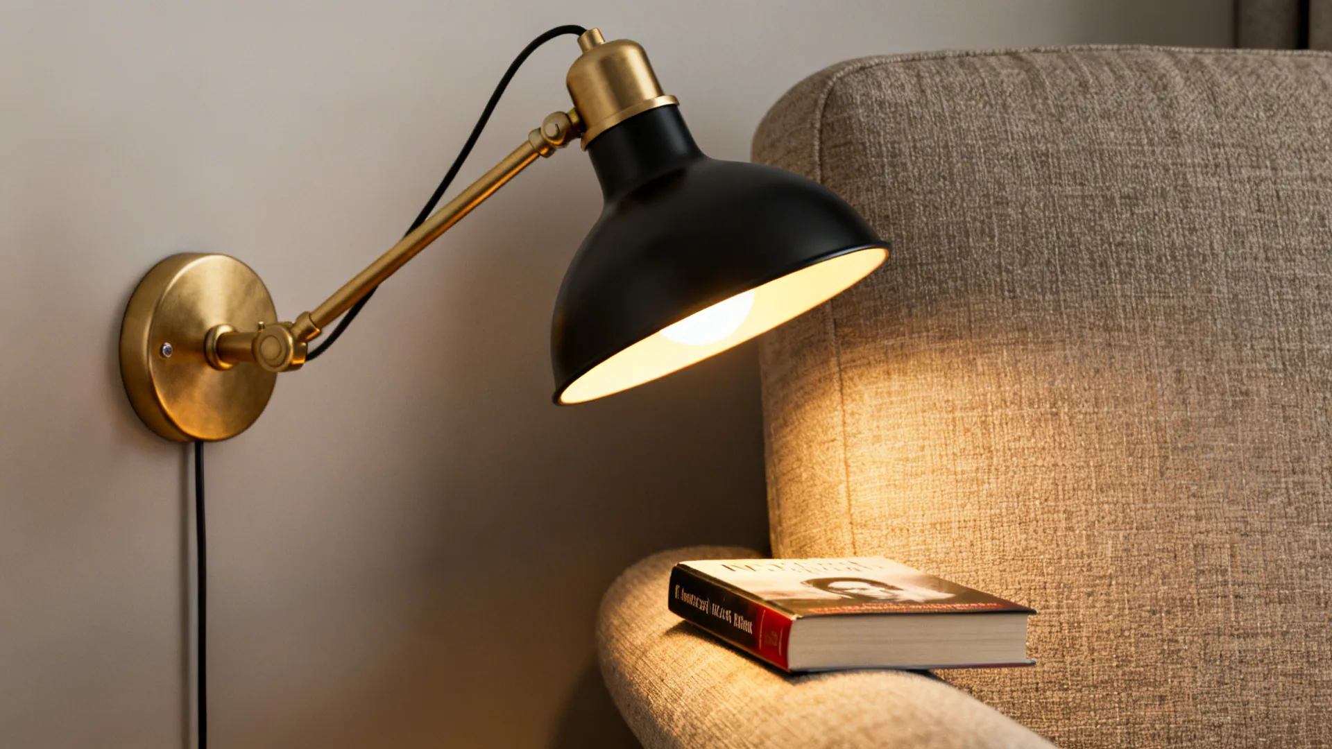 1. Adjustable Swing-Arm Wall Lamps