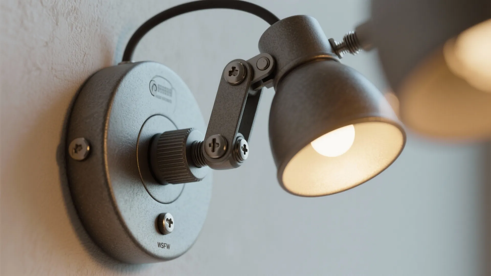 Adjustable and swing-arm wall lamps