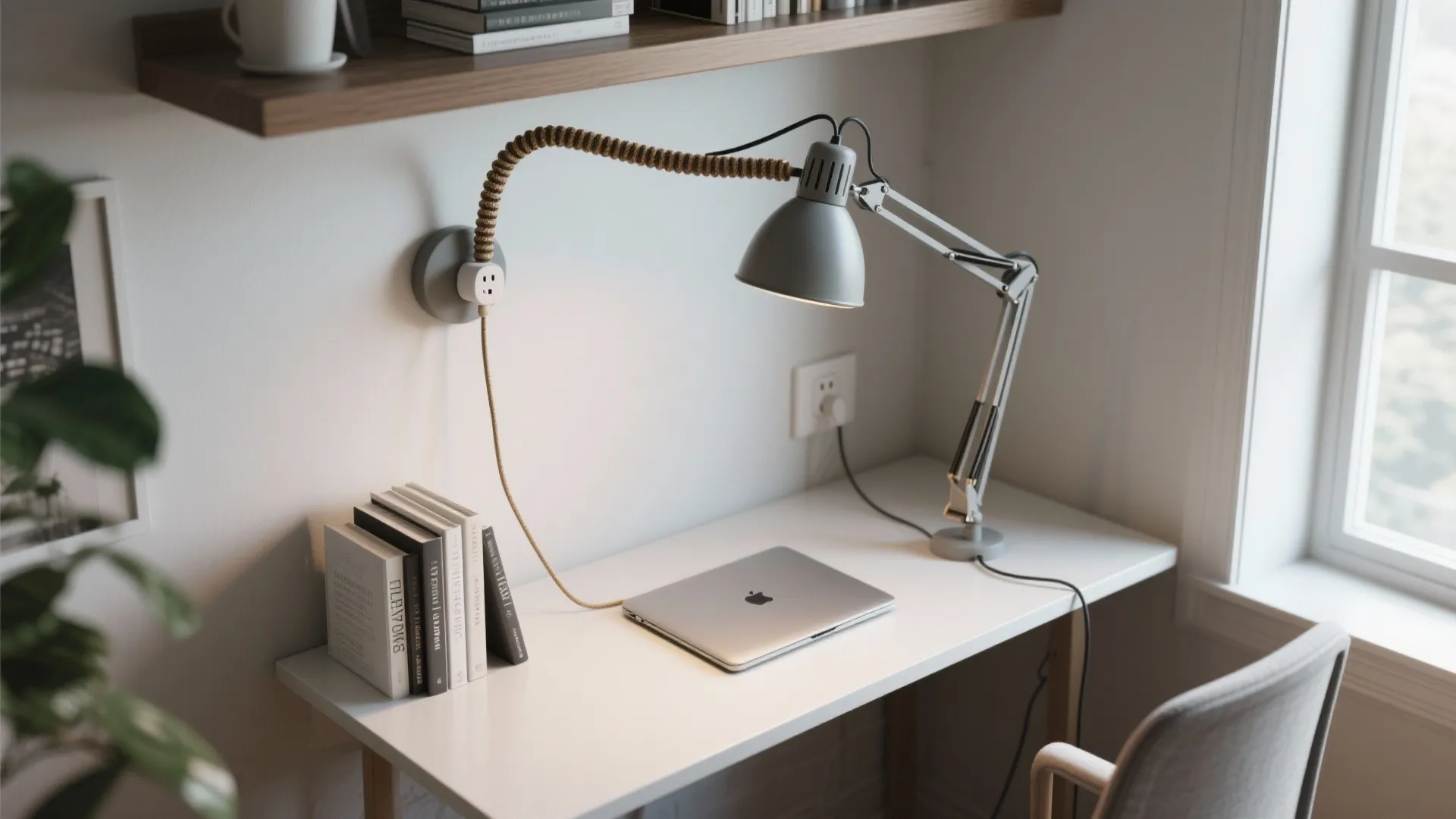 3. Plug-in swing-arm sconces for flexible task lighting
