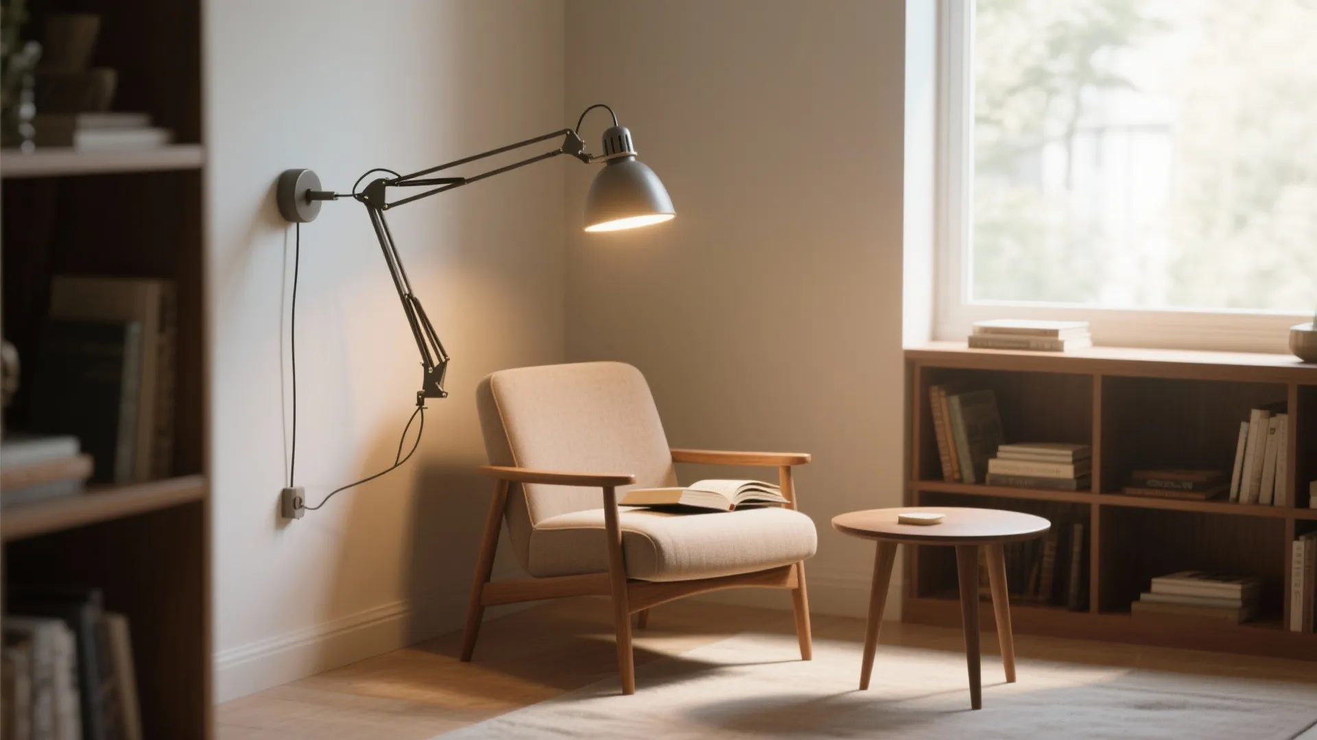 2. Adjustable swing-arm bracket