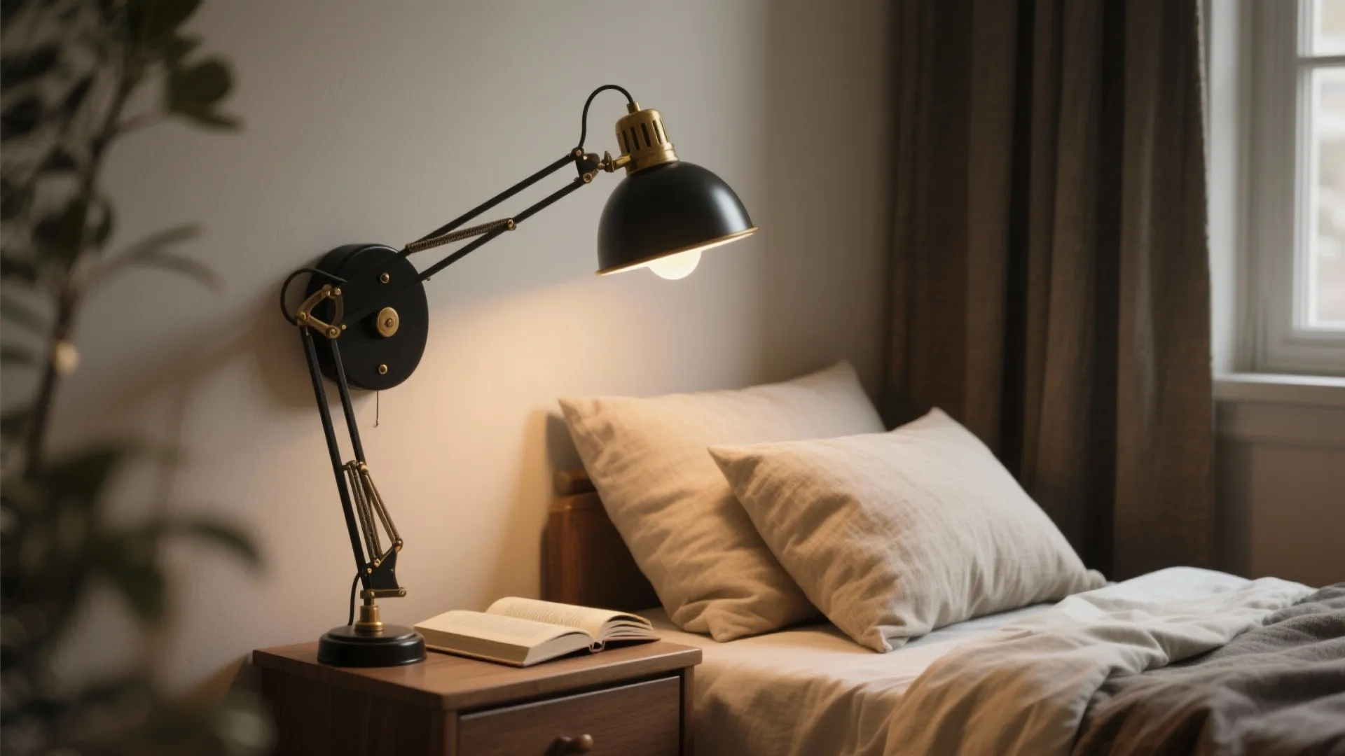 2. Use Swing-Arm Sconces for Flexible Task Lighting