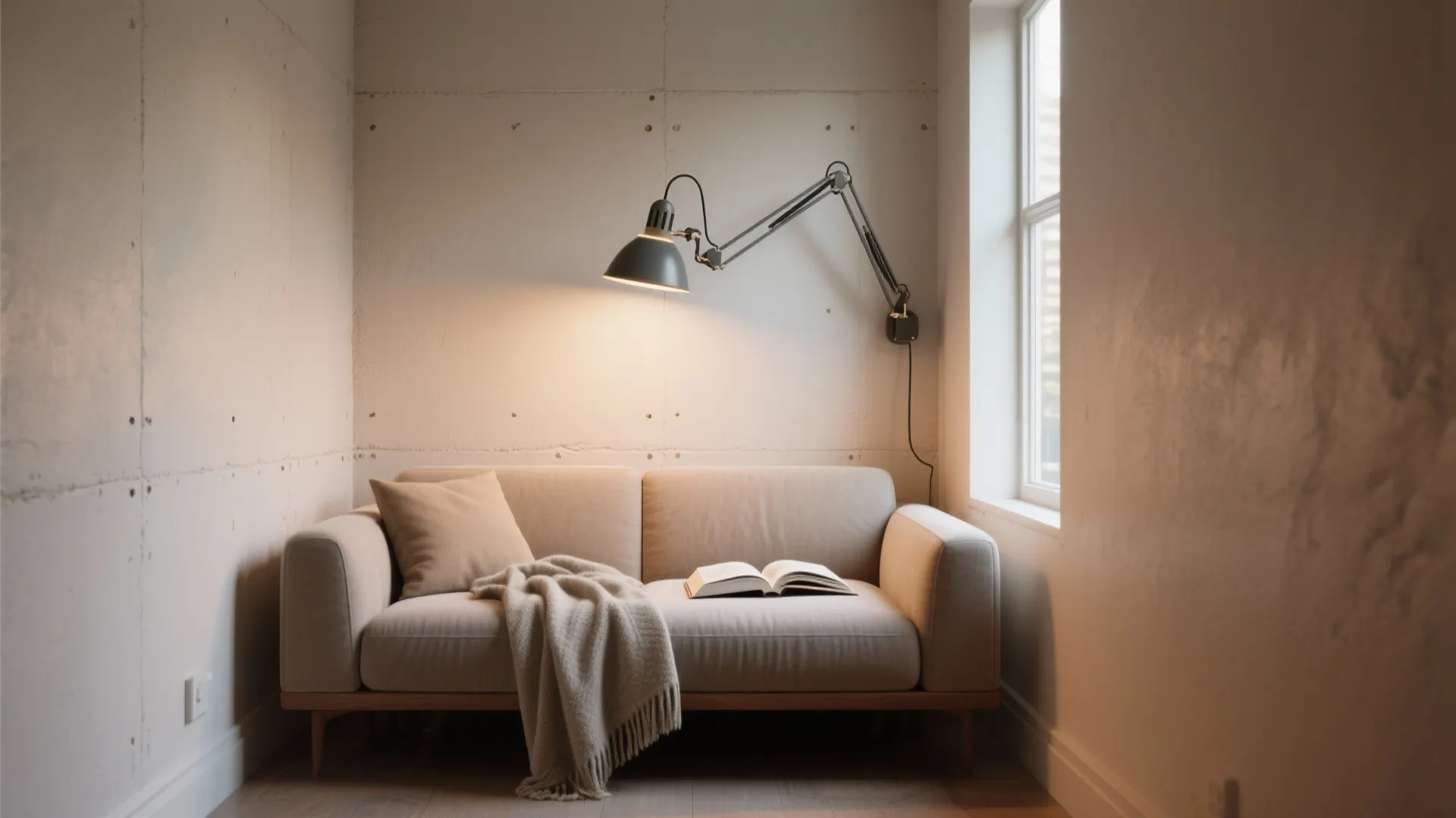 1. Swing-Arm Reading Nook