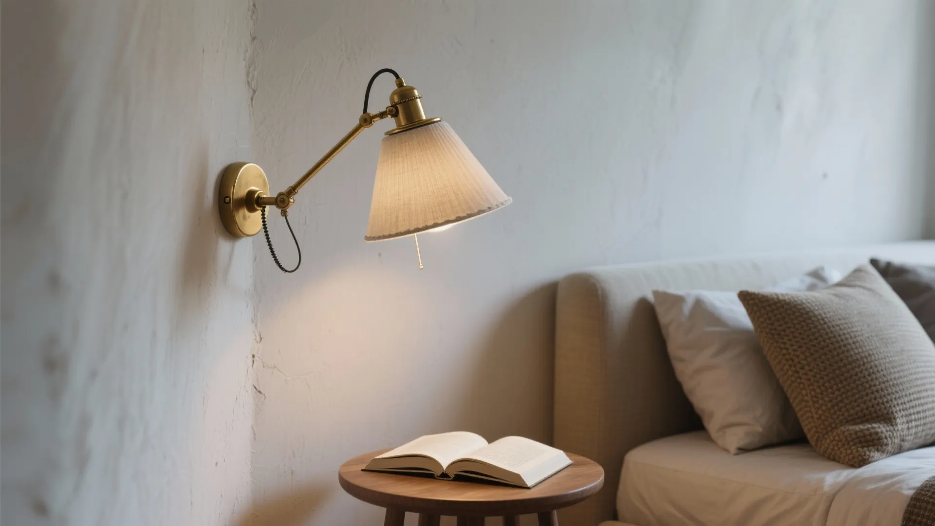 1. Swing-arm lights for reading nooks