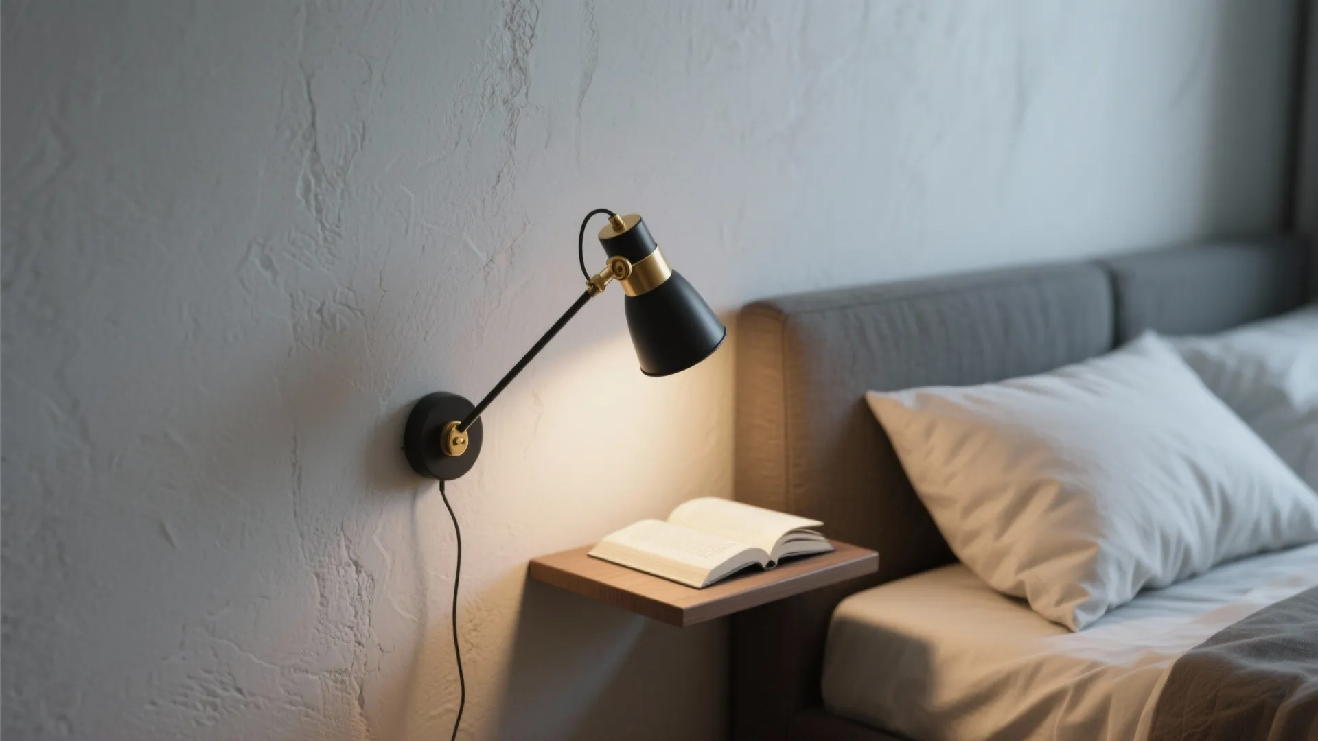 3. Space-Saving Swing-Arm Sconces