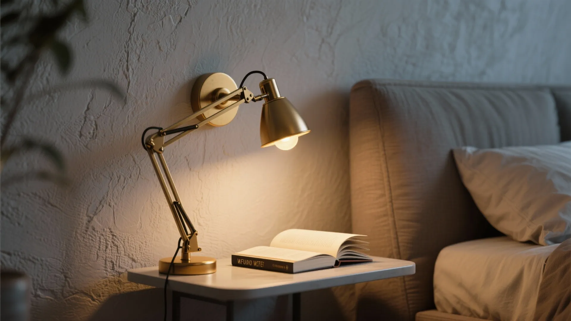 1. Swing-arm reading sconces