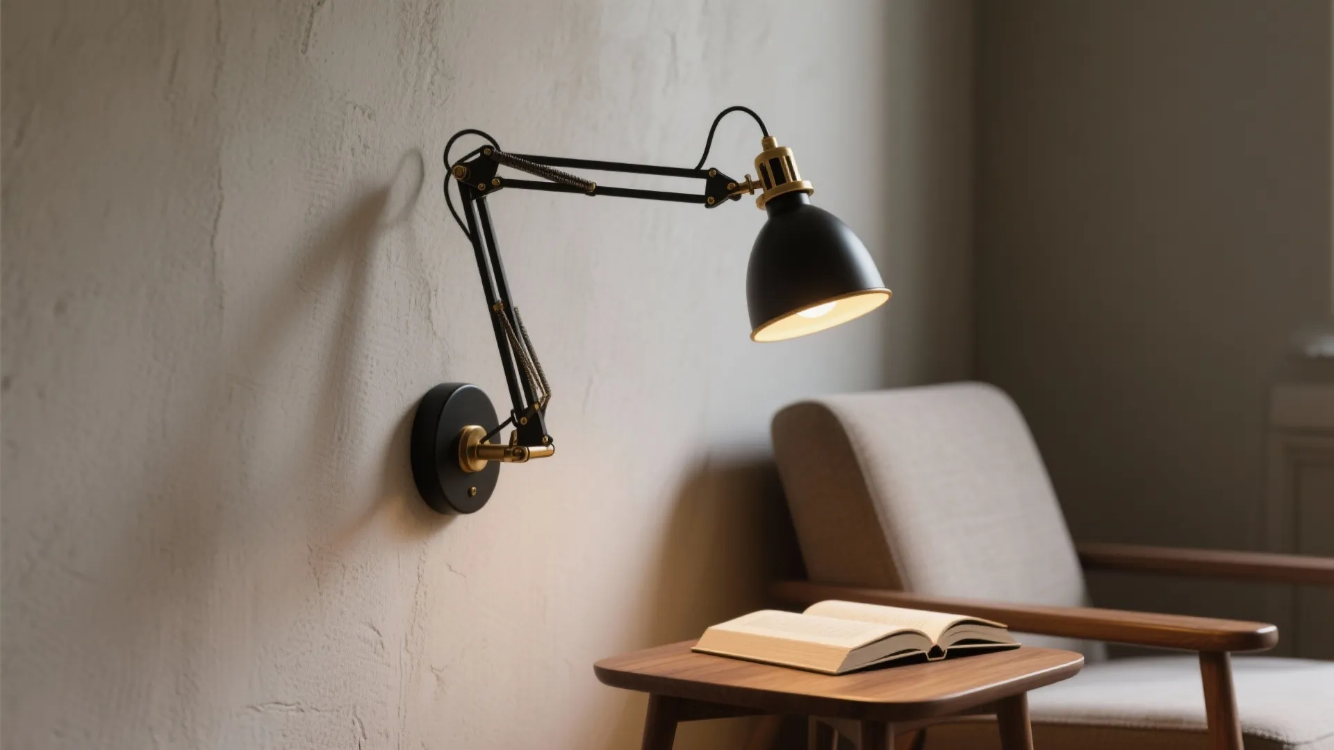 1. Adjustable Swing-Arm Sconce