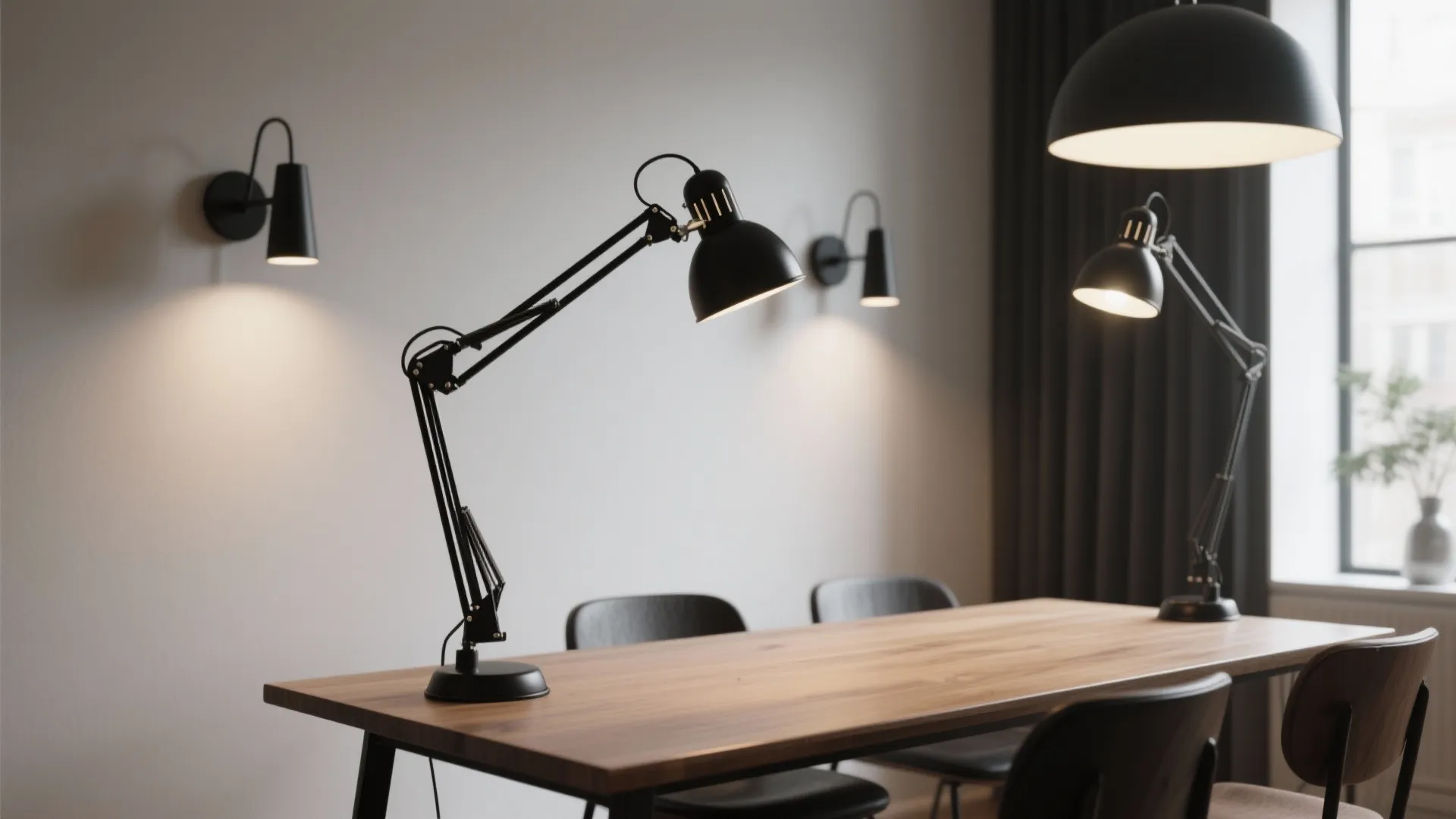 2. Swing-Arm Task Sconces