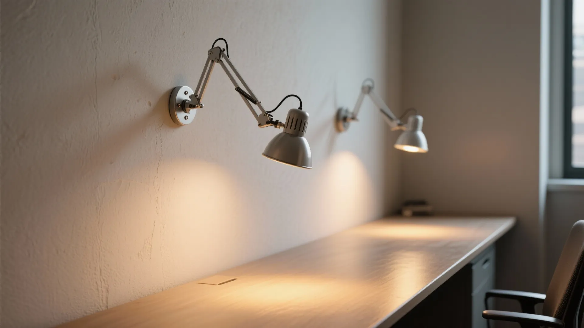 1. Adjustable Swing-Arm Sconces