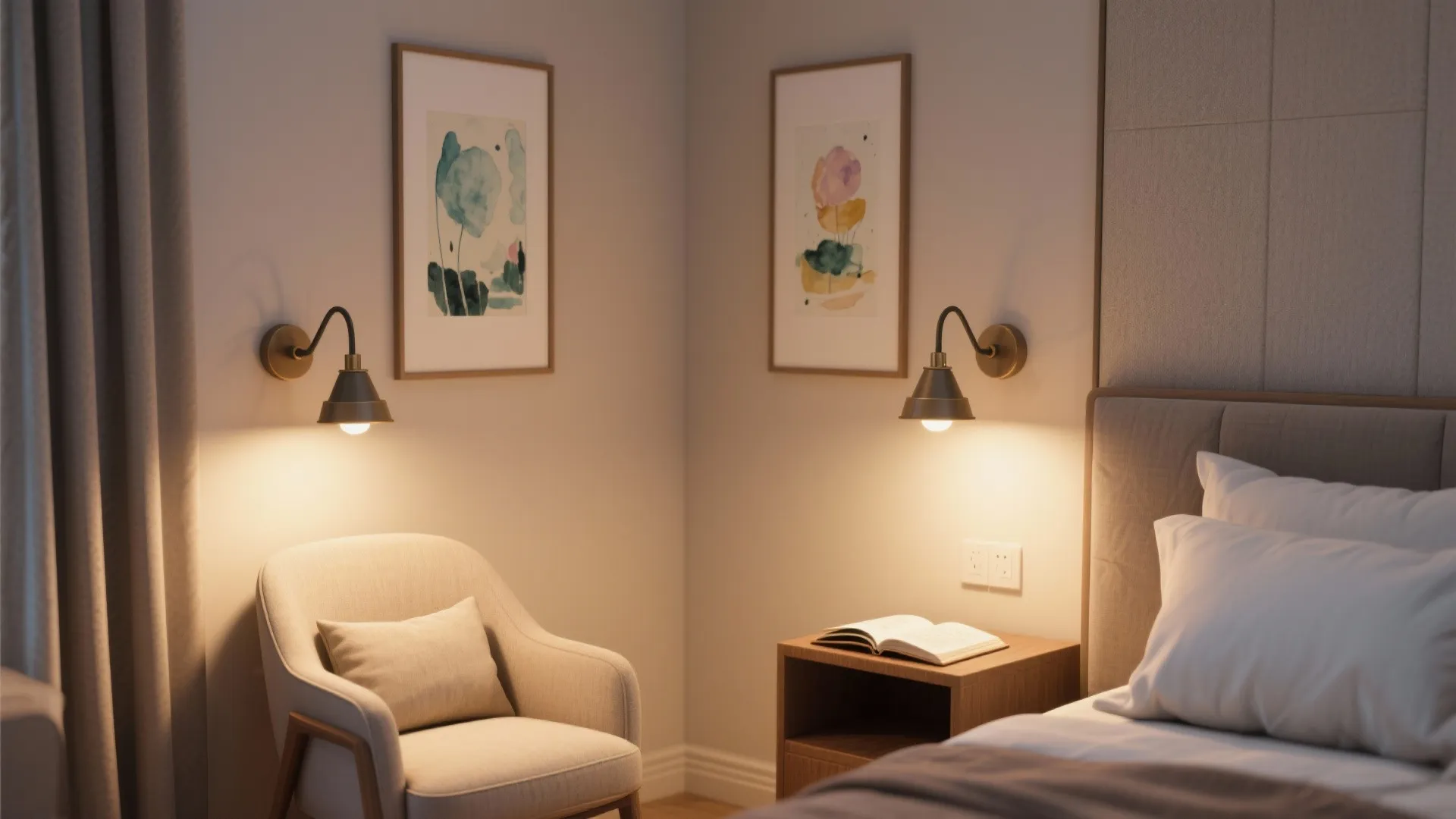 5. Mini Swing-Arm Sconces