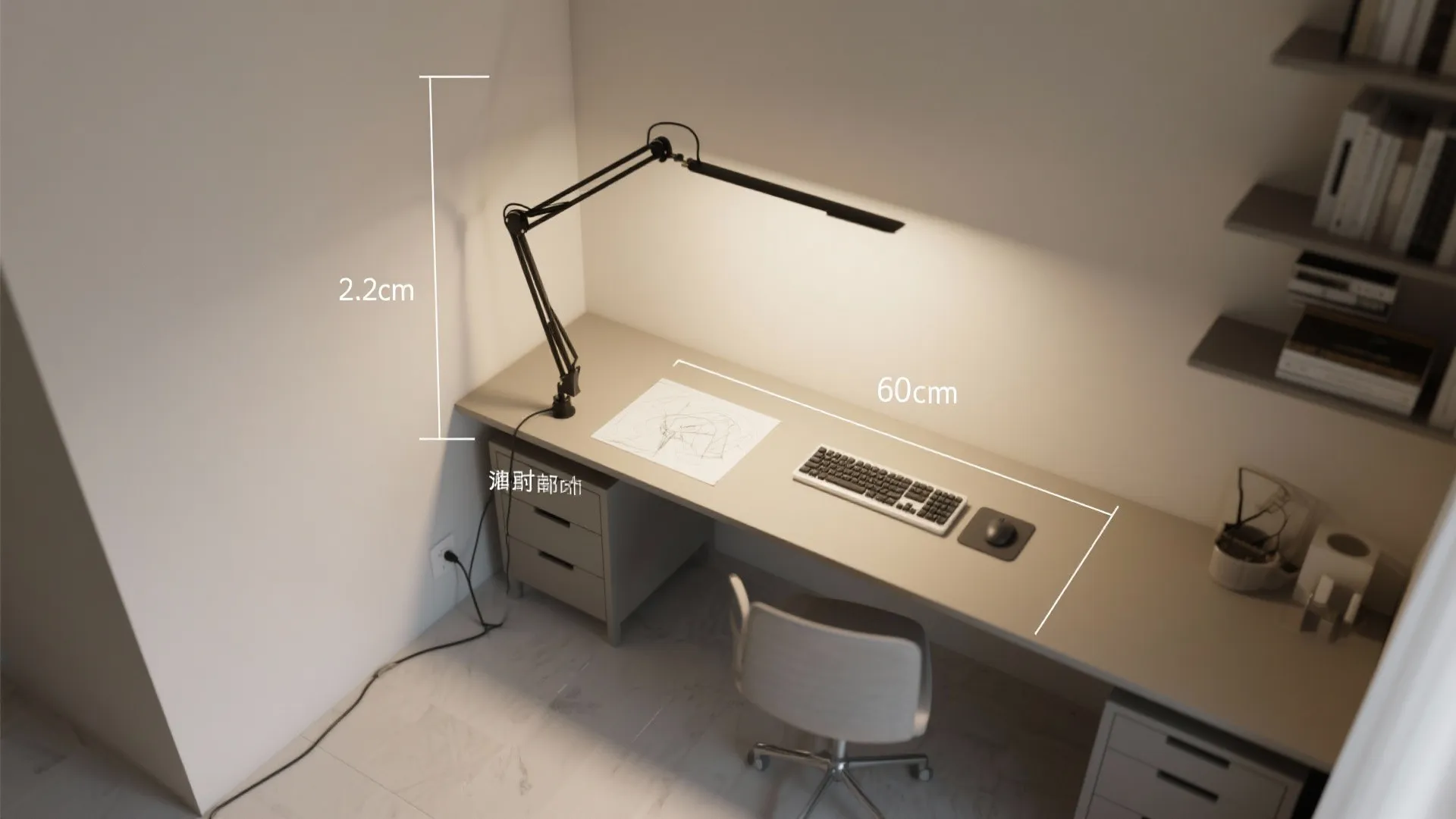 2) Swing-arm sconces as flexible task lights
