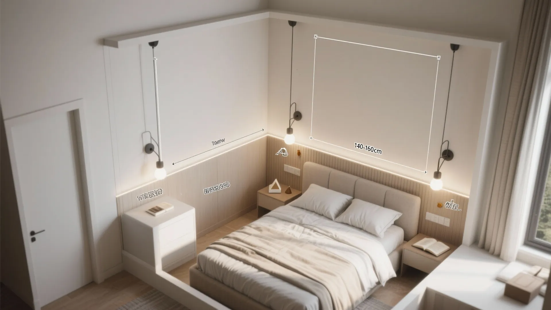 Adjustable swing-arm sconces for flexible tasks