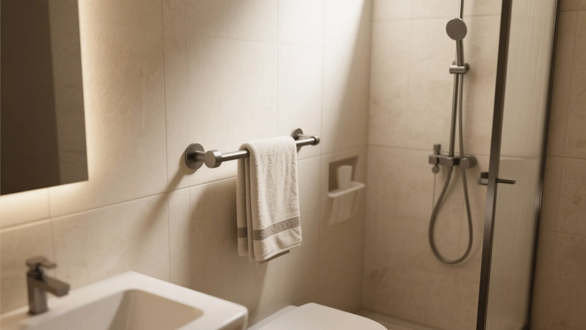 10. Swing Arm Towel Bars