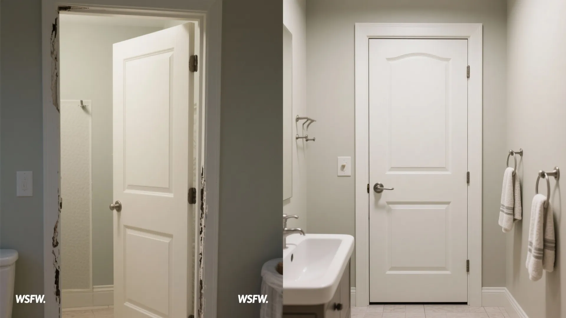 Solid-Core Swing Door With Acoustic Seals