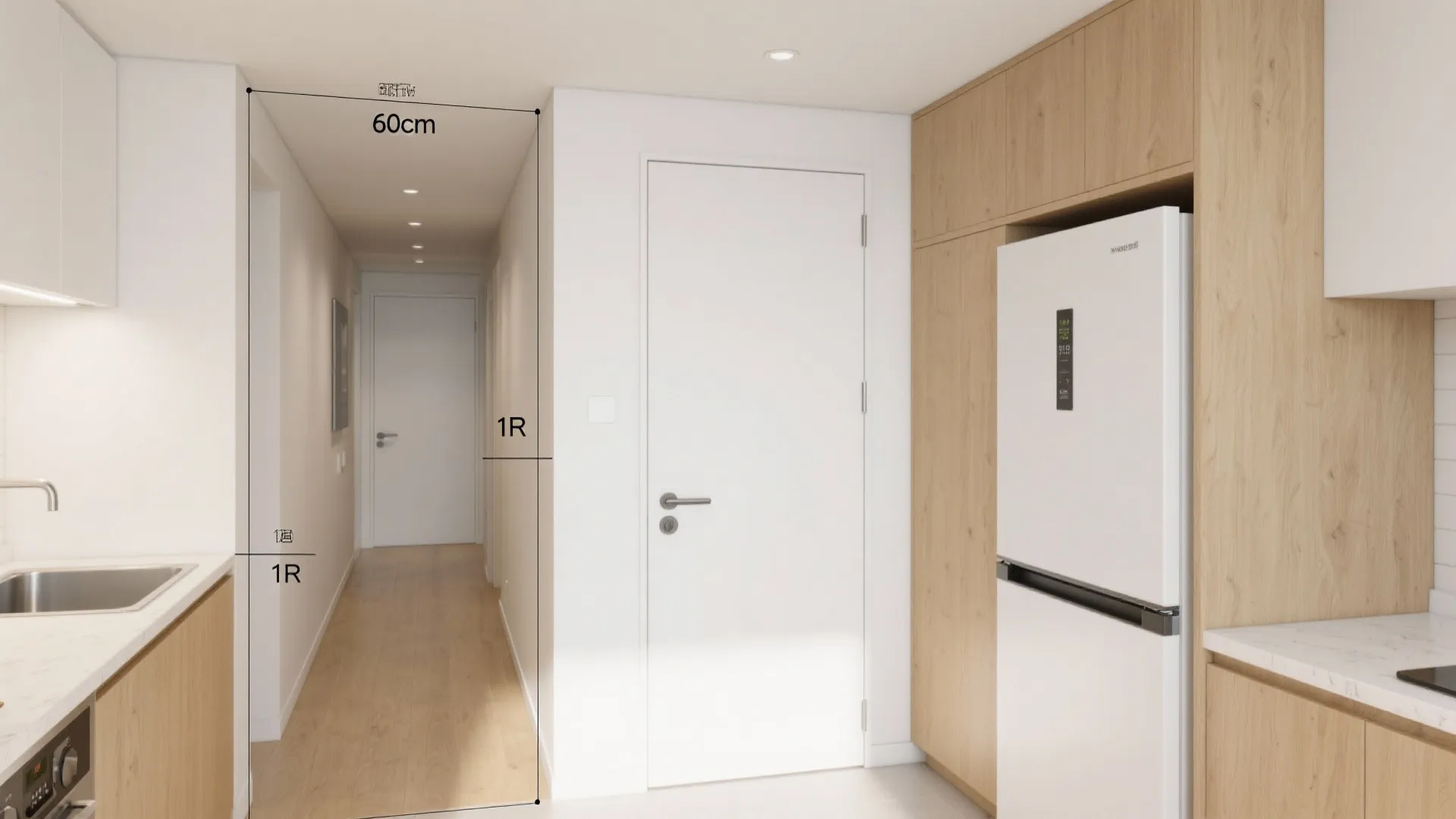 Tips 4: 片開き方向と“壁当て”の相性を最適化（動線规划×開閉クリアランス）