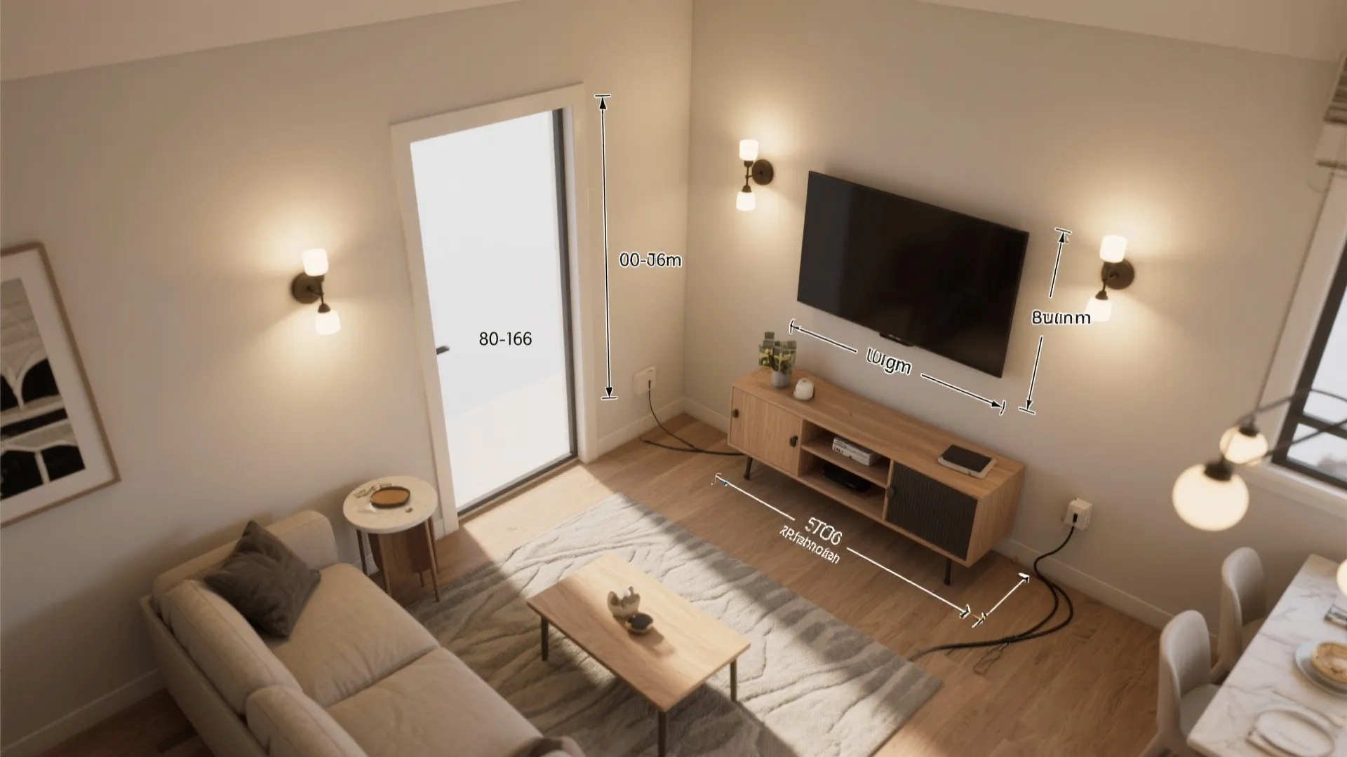 Plug-in swing-arm sconces that flex for reading and hosting