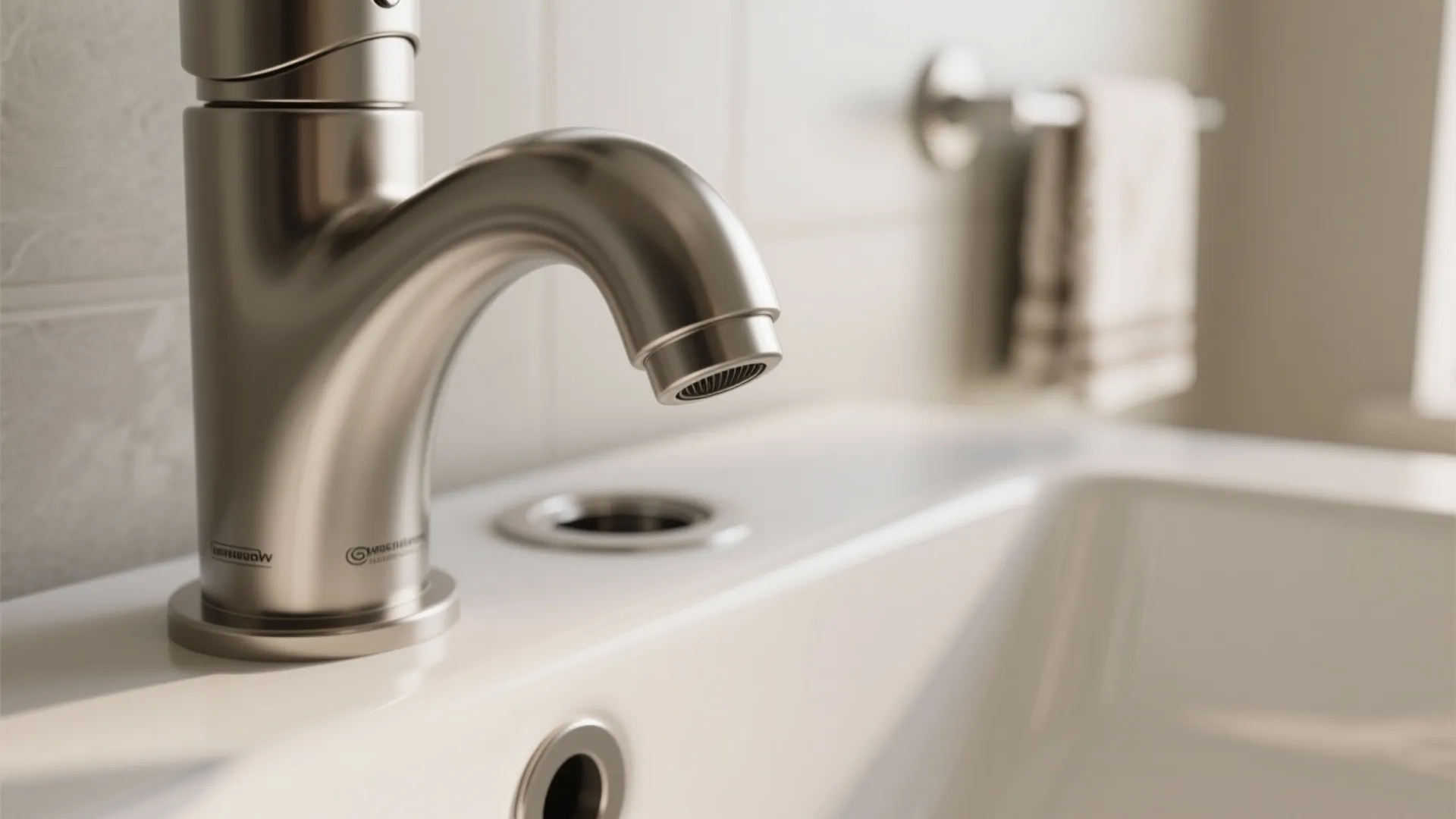 5. Swivel faucet with built-in air gap for dishwasher