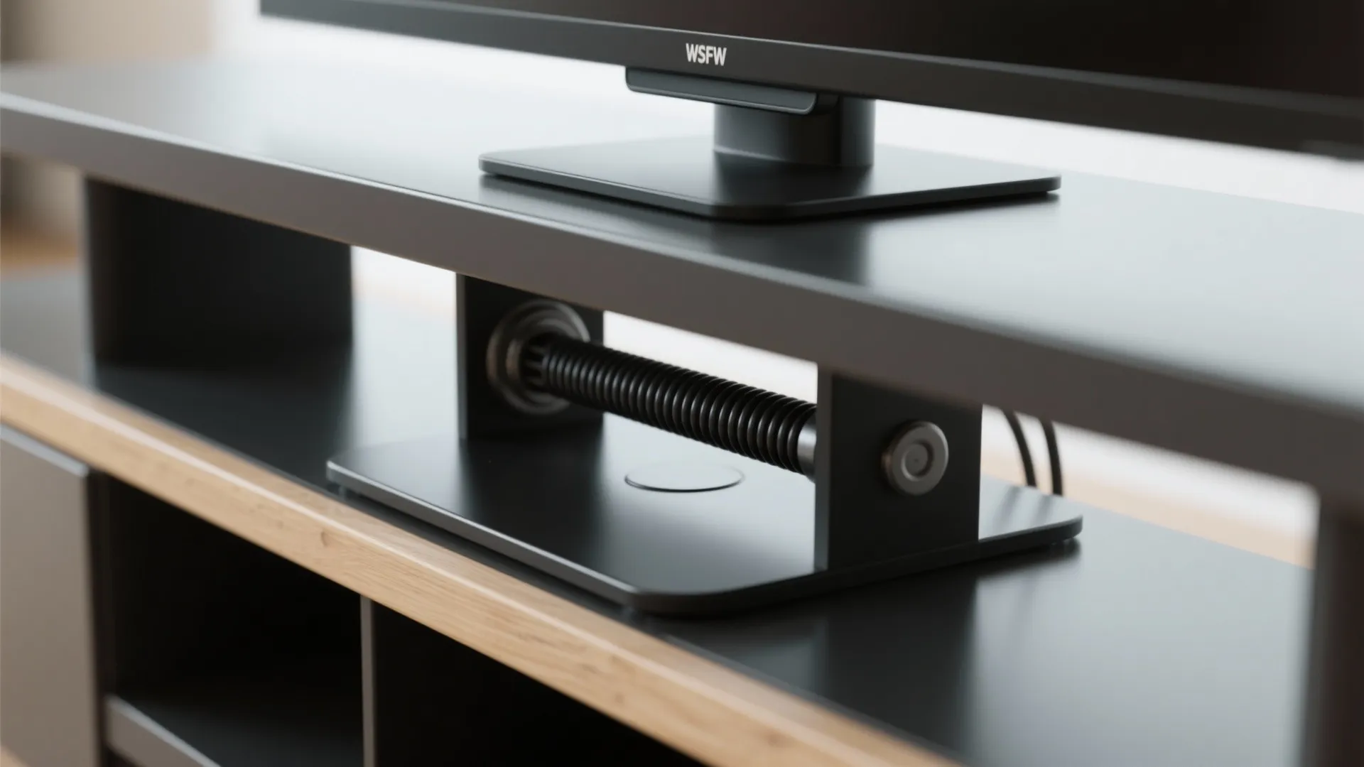 Swivel stand on a console for flexible seating zones