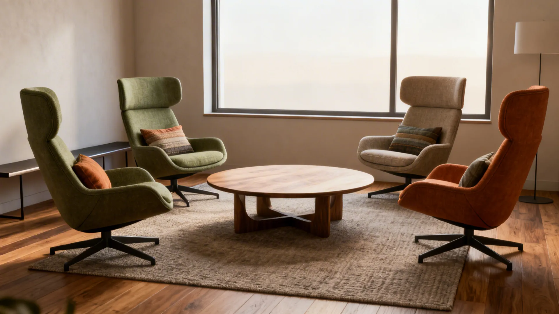 4 Swivel Chairs Ideas for Small Living Rooms