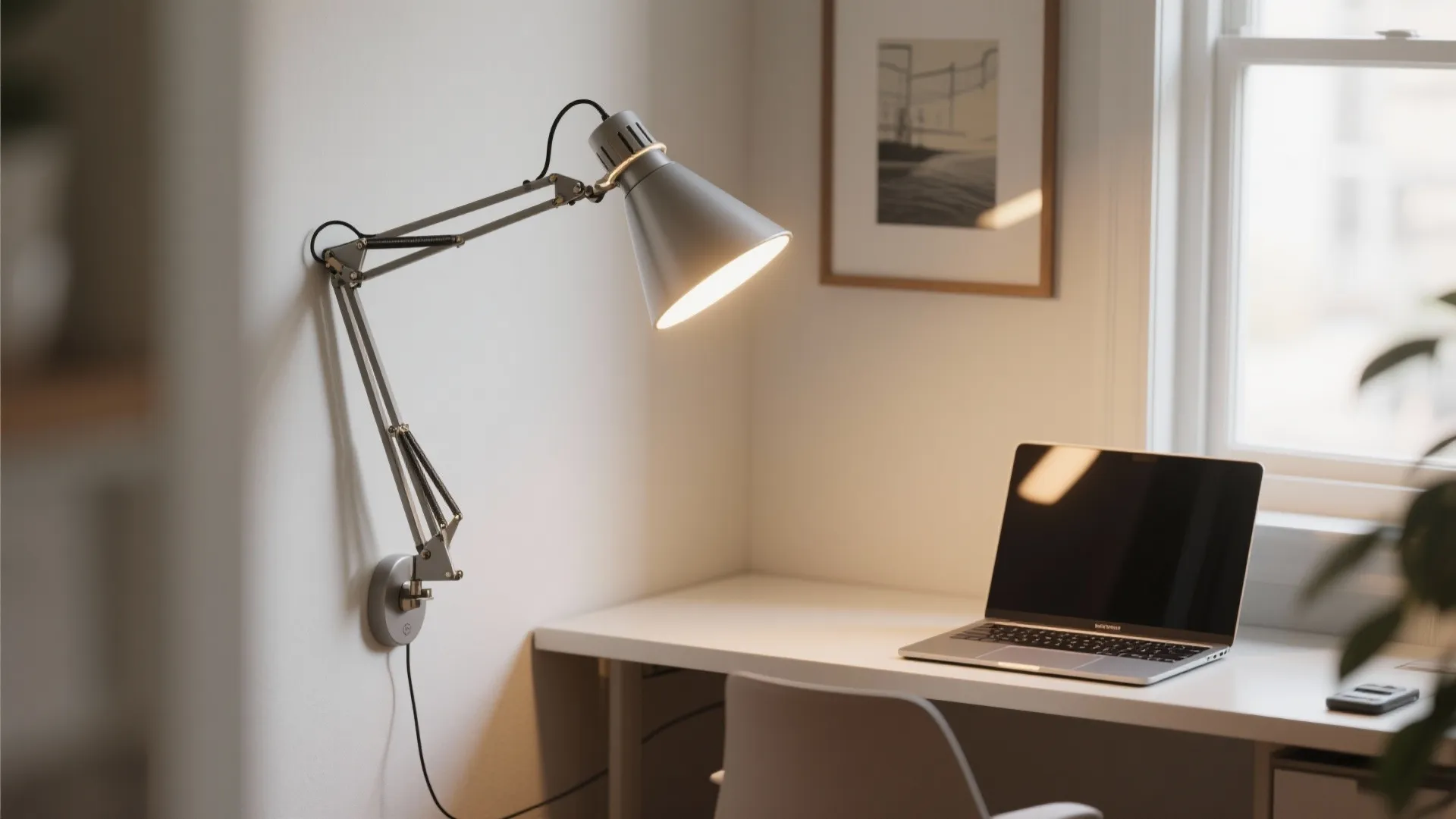 2. Adjustable swivel cone for flexible task lighting