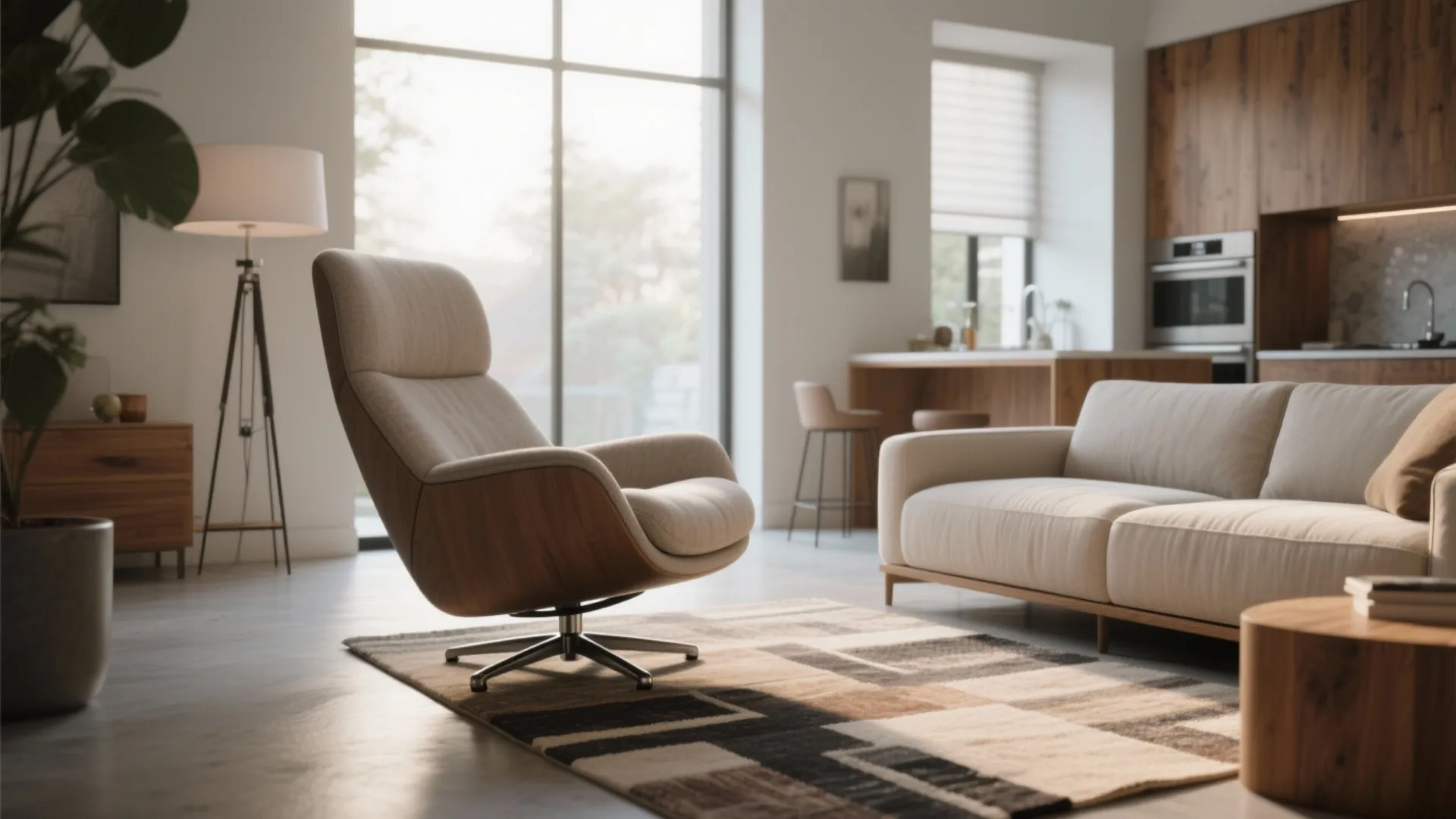 3. Swivel and glider recliners for multifunctional corners