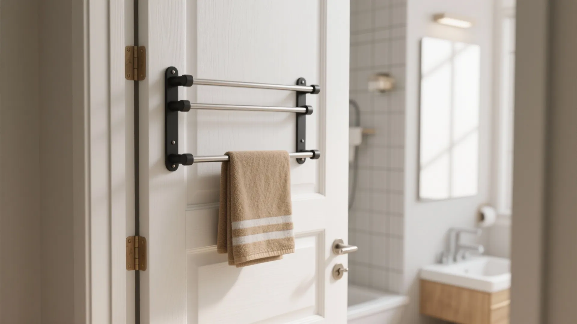 Swivel and Foldable Hangers Behind the Door