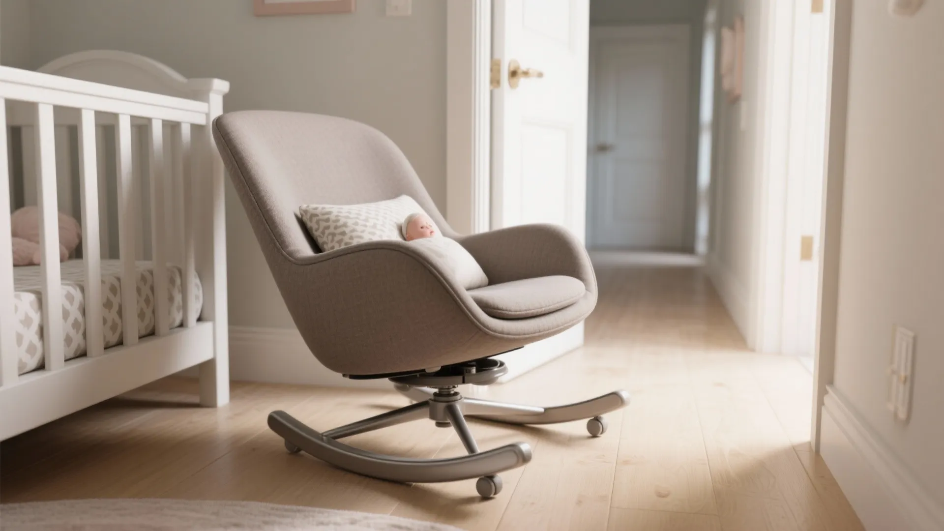 4. Armless swivel glider