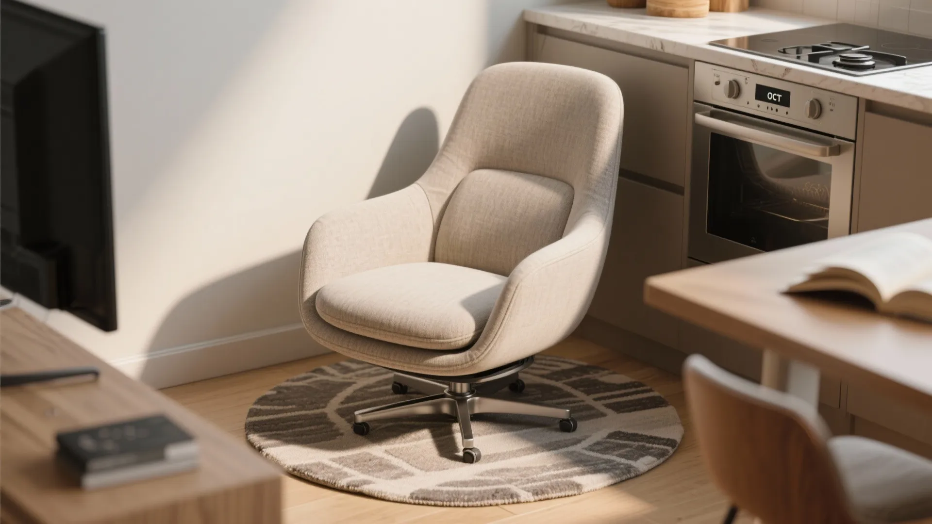 4. Compact swivel or glider