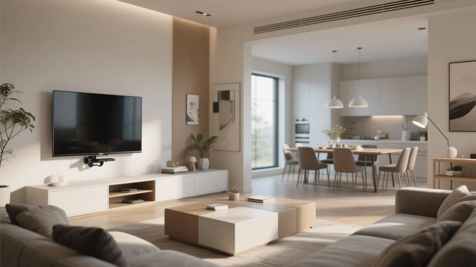 7. TV on a Swivel Mount