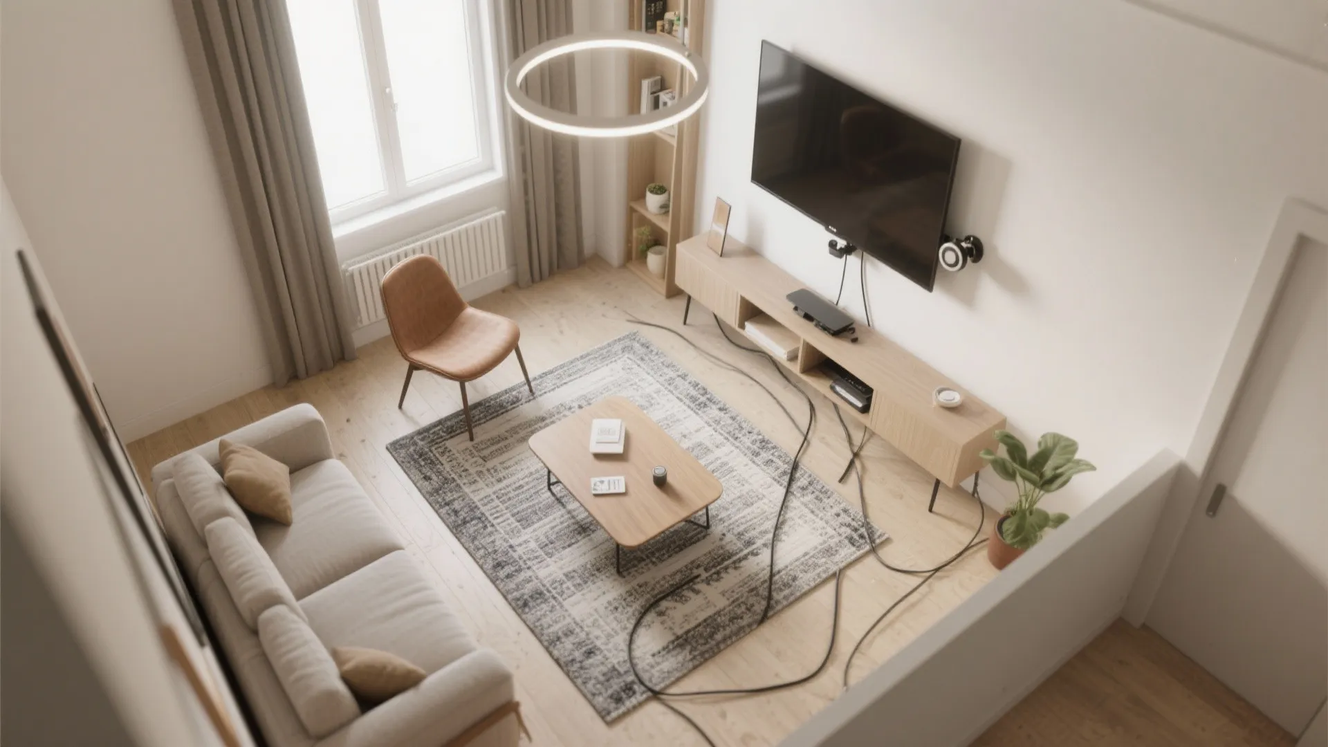 Swivel Mount + Zoned Seating for Flexible Viewing